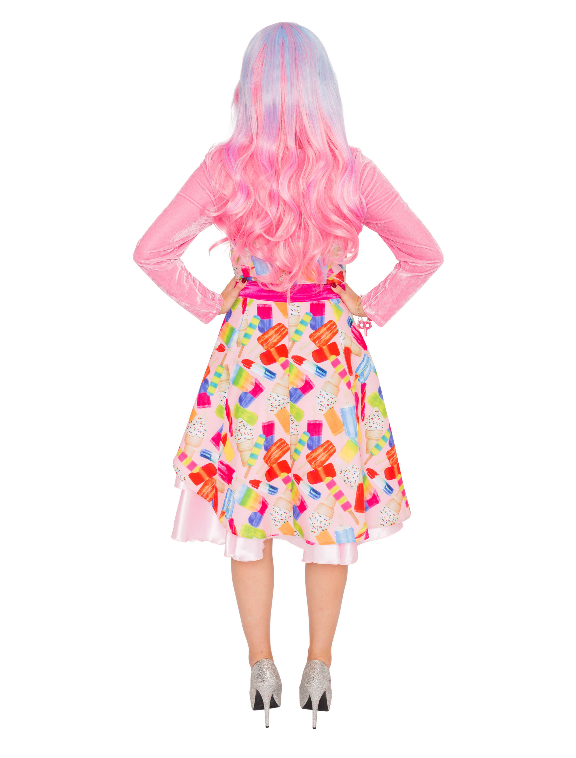 Kleid Candy Ice Cream Damen rosa 2XL