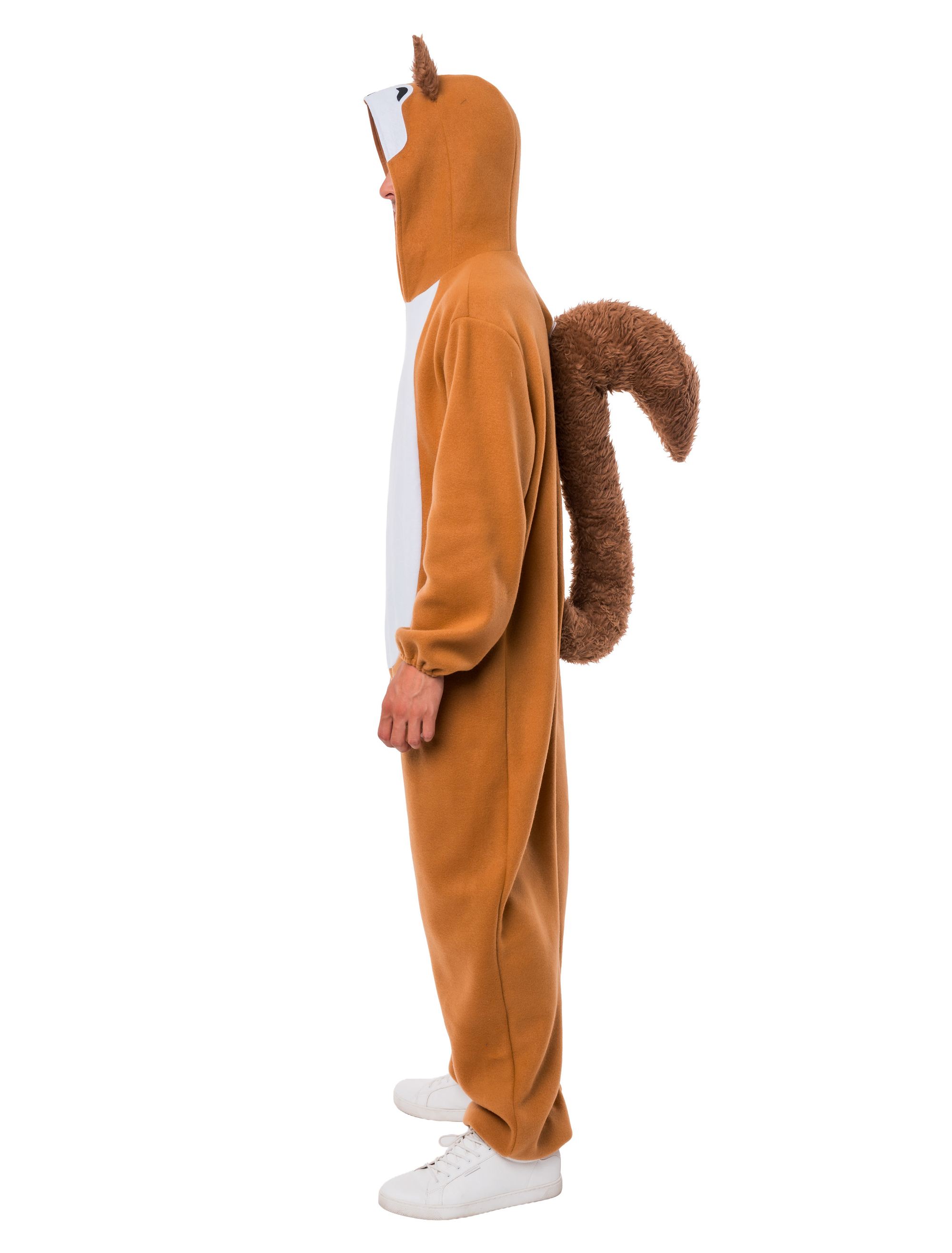 Overall Eichhörnchen Plüsch hellbraun XL/2XL