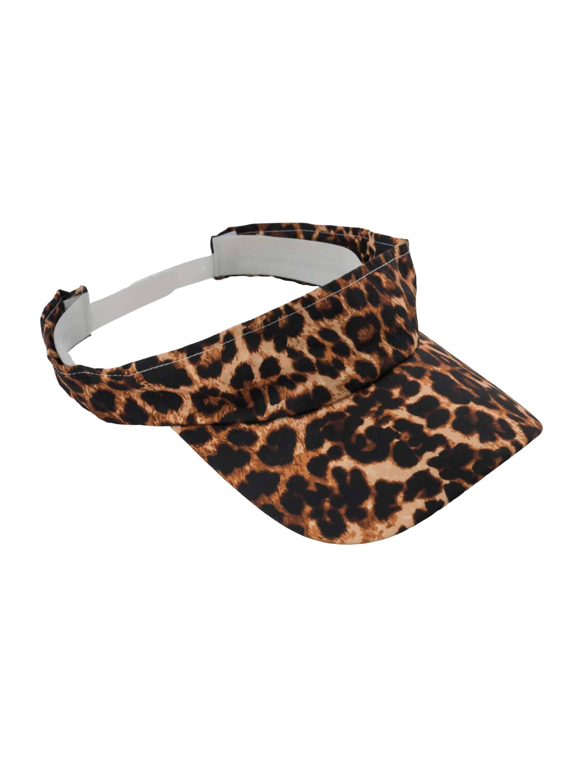 Sonnencap Leopard beige/braun one size