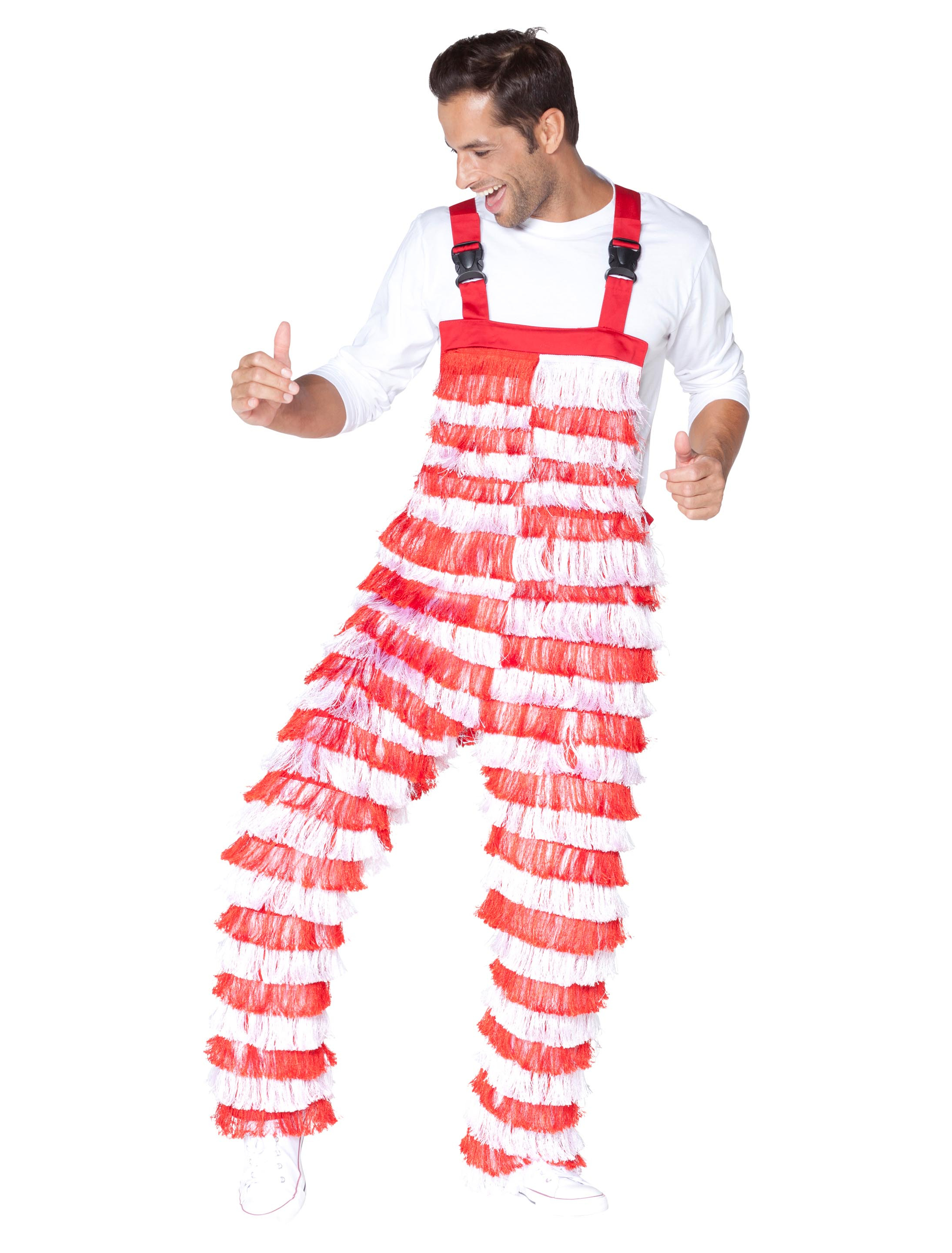 Latzhose mit Fransen