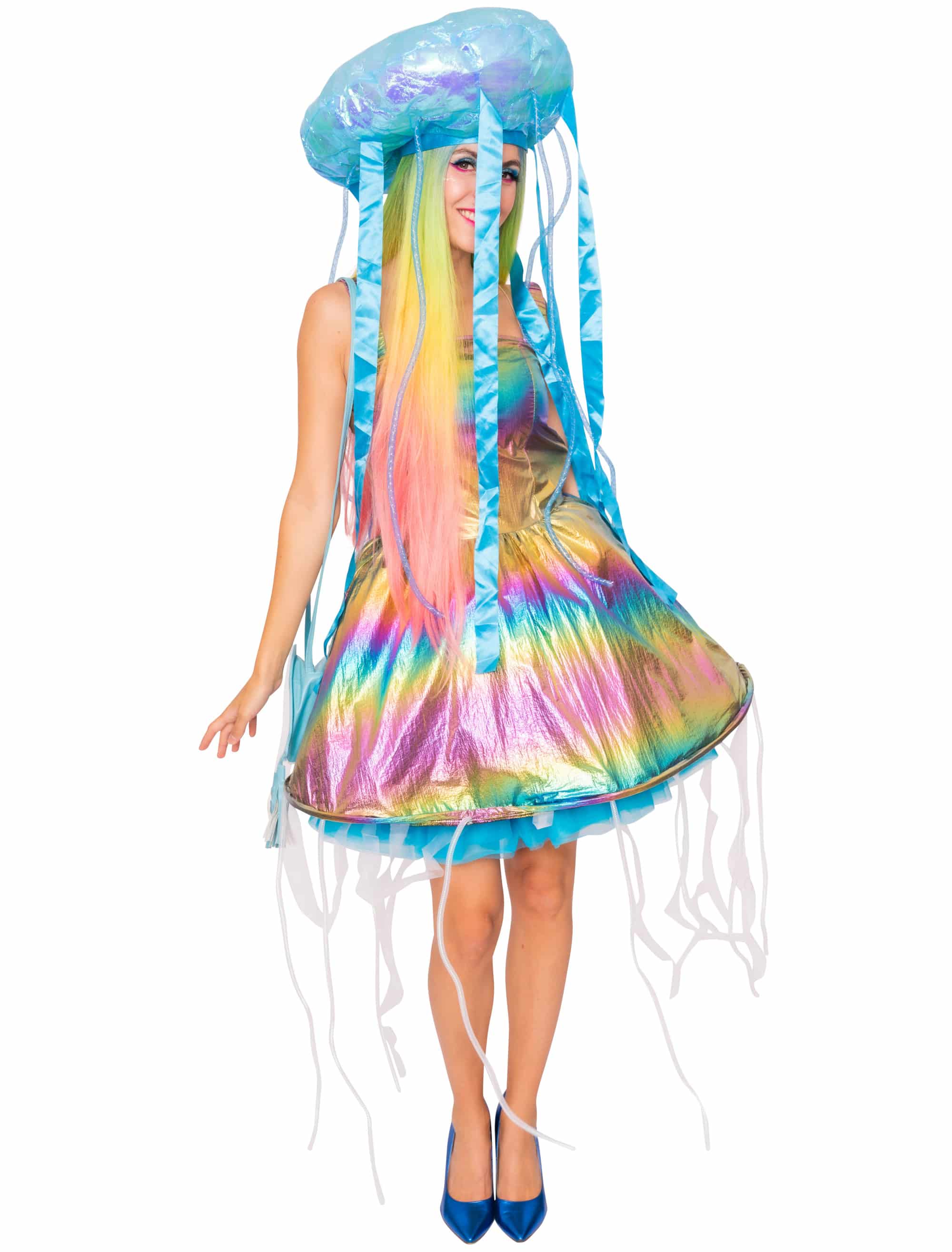 Trägerkleid Damen mehrfarbig 2XL