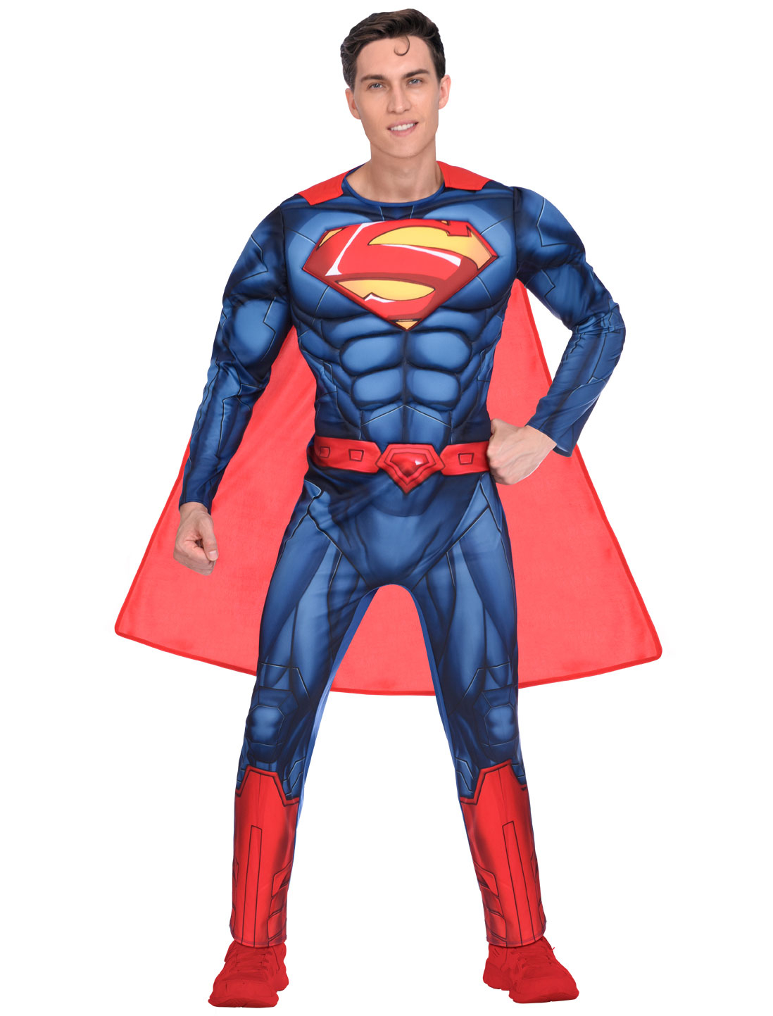 Superman Classic 2-tlg. Herren rot/blau 54