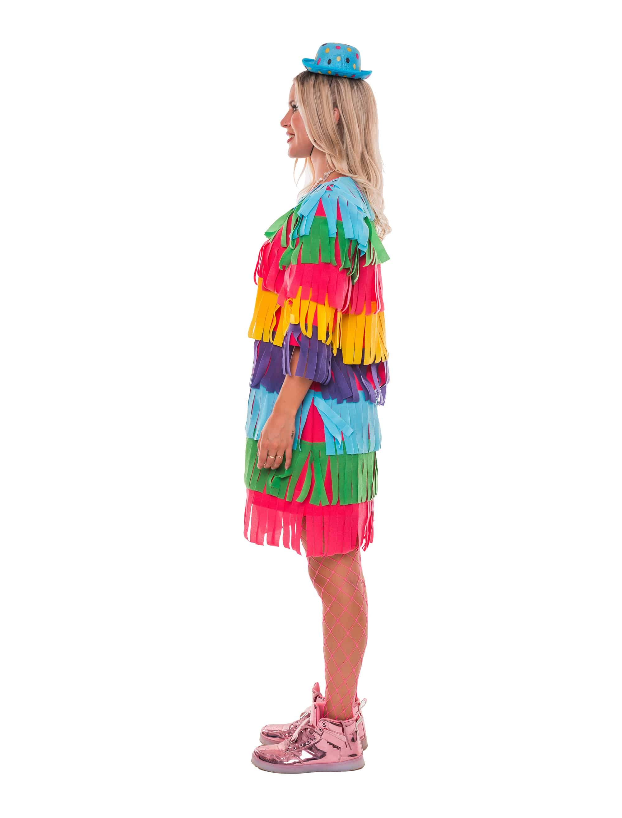 Kleid Pinata Damen bunt L/XL