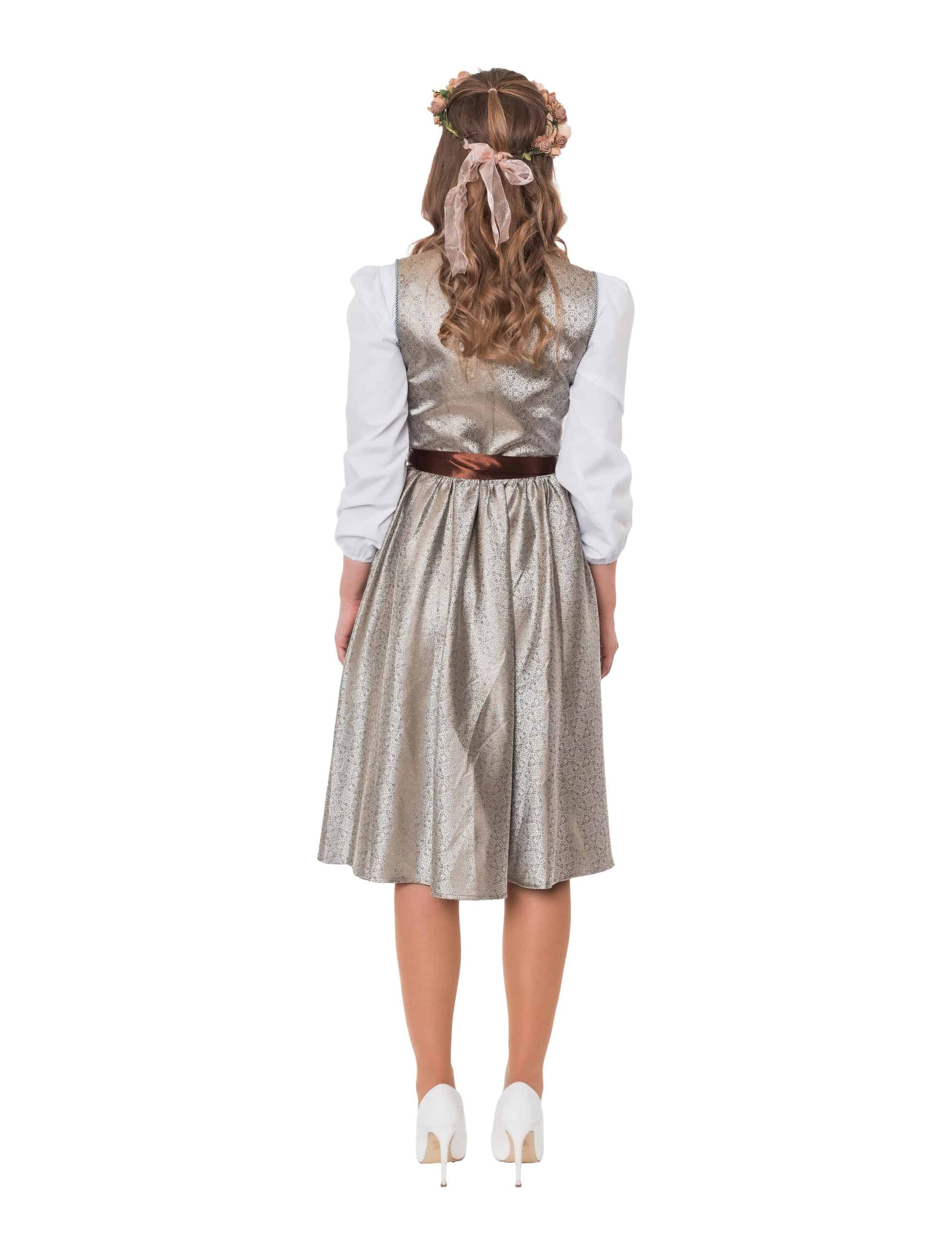 Dirndl Melinda Damen hellbraun 36