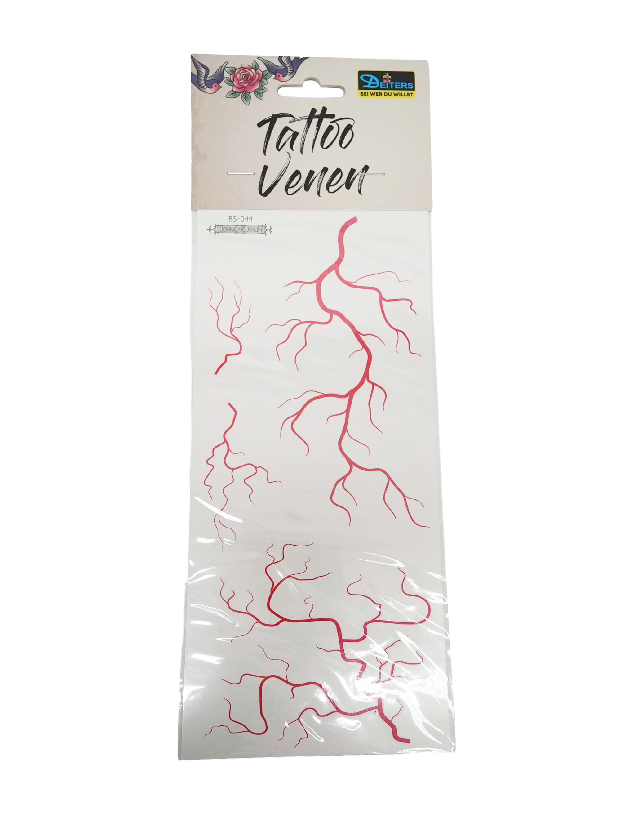 Tattoo Venen rot