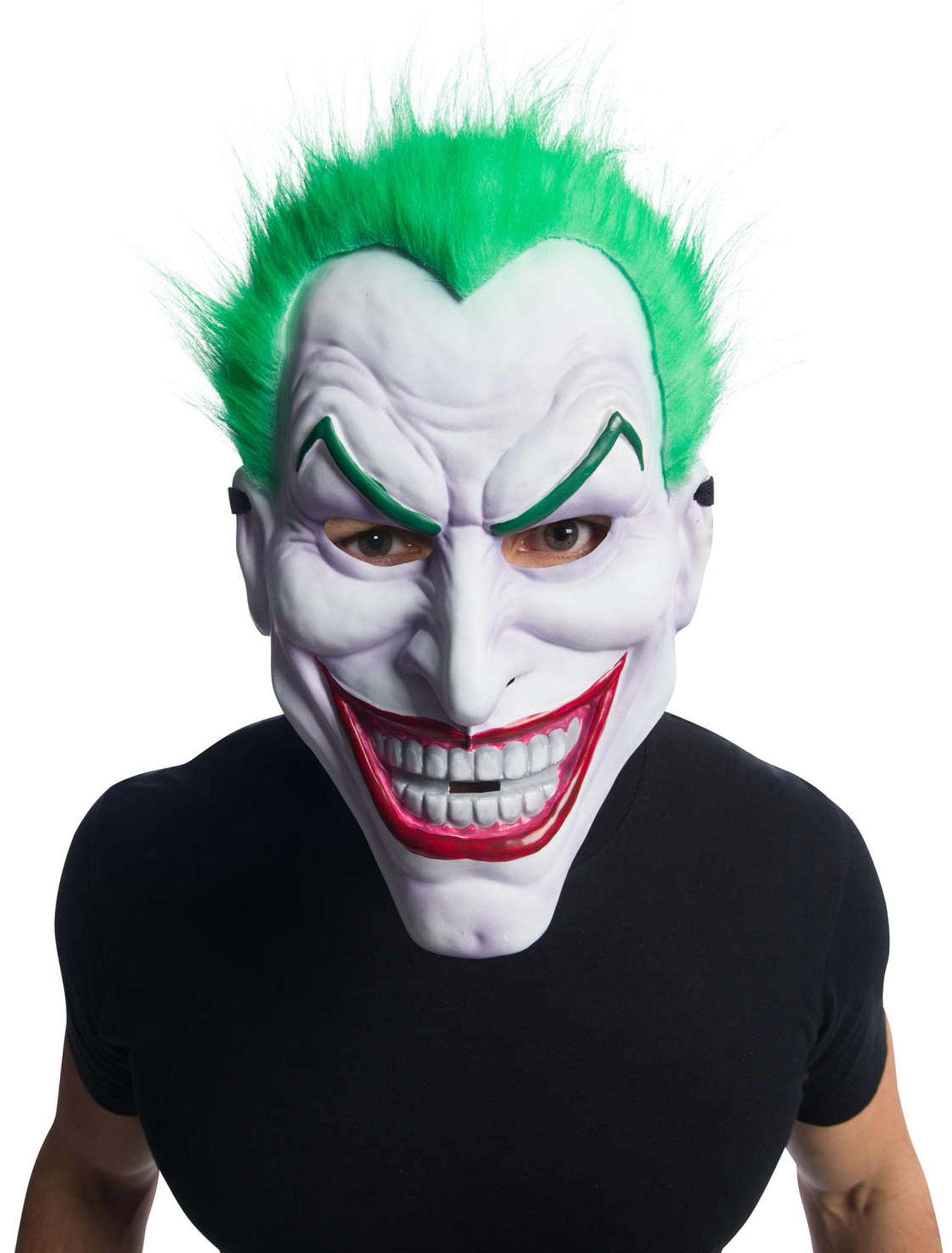Joker Vollmaske weiß one size