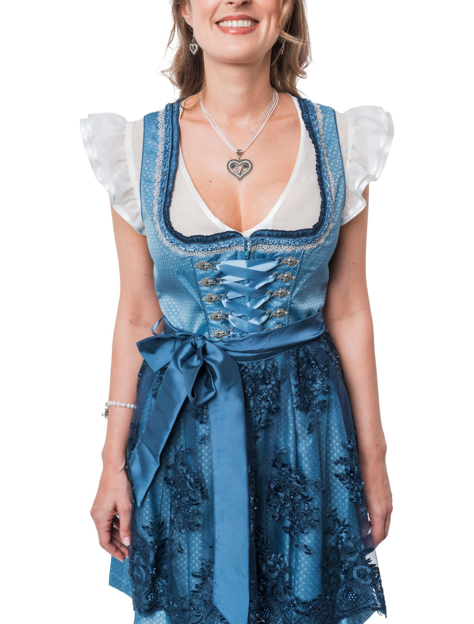 Dirndl Beliva Damen blau 38