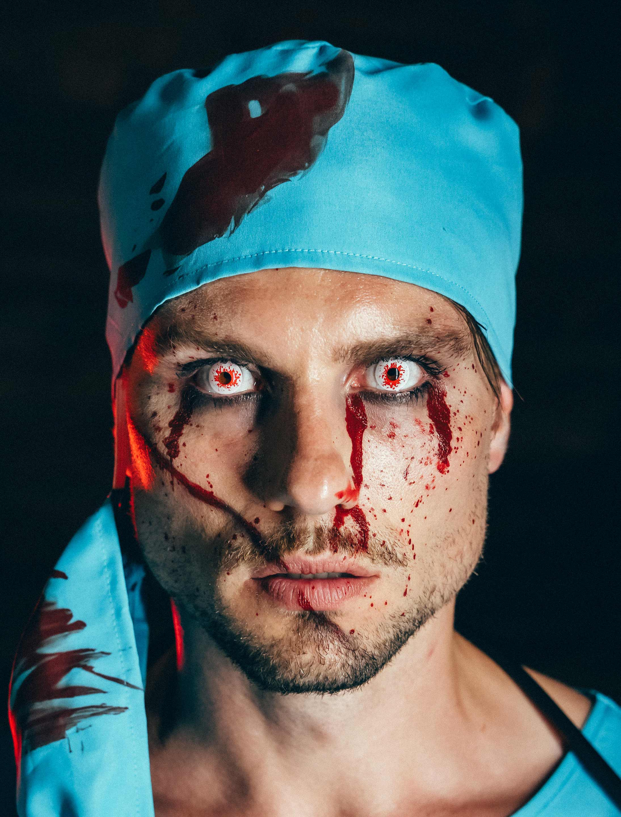 Kontaktlinsen Bloodsplat