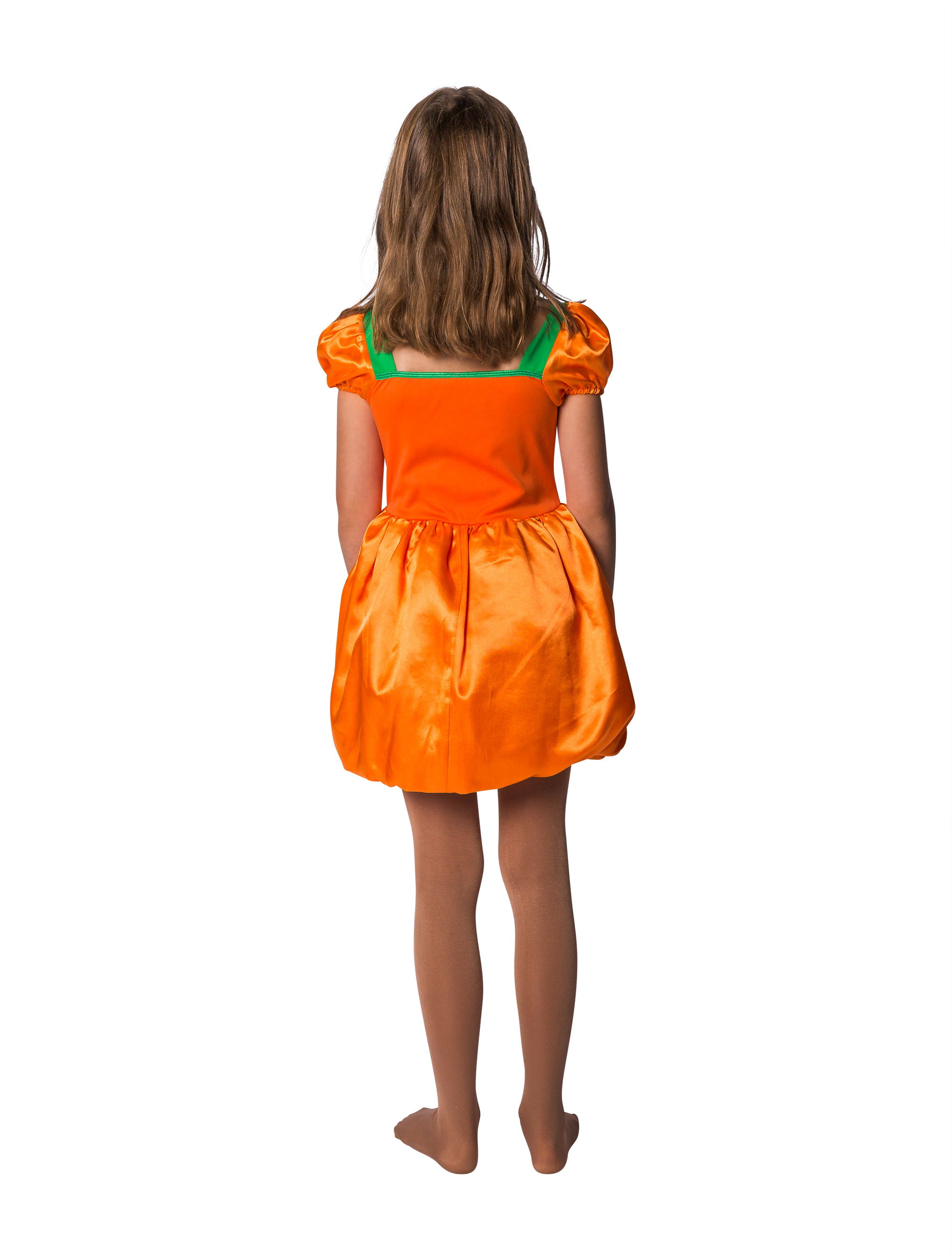 Kleid Kürbis Kinder orange 9-10 Jahre