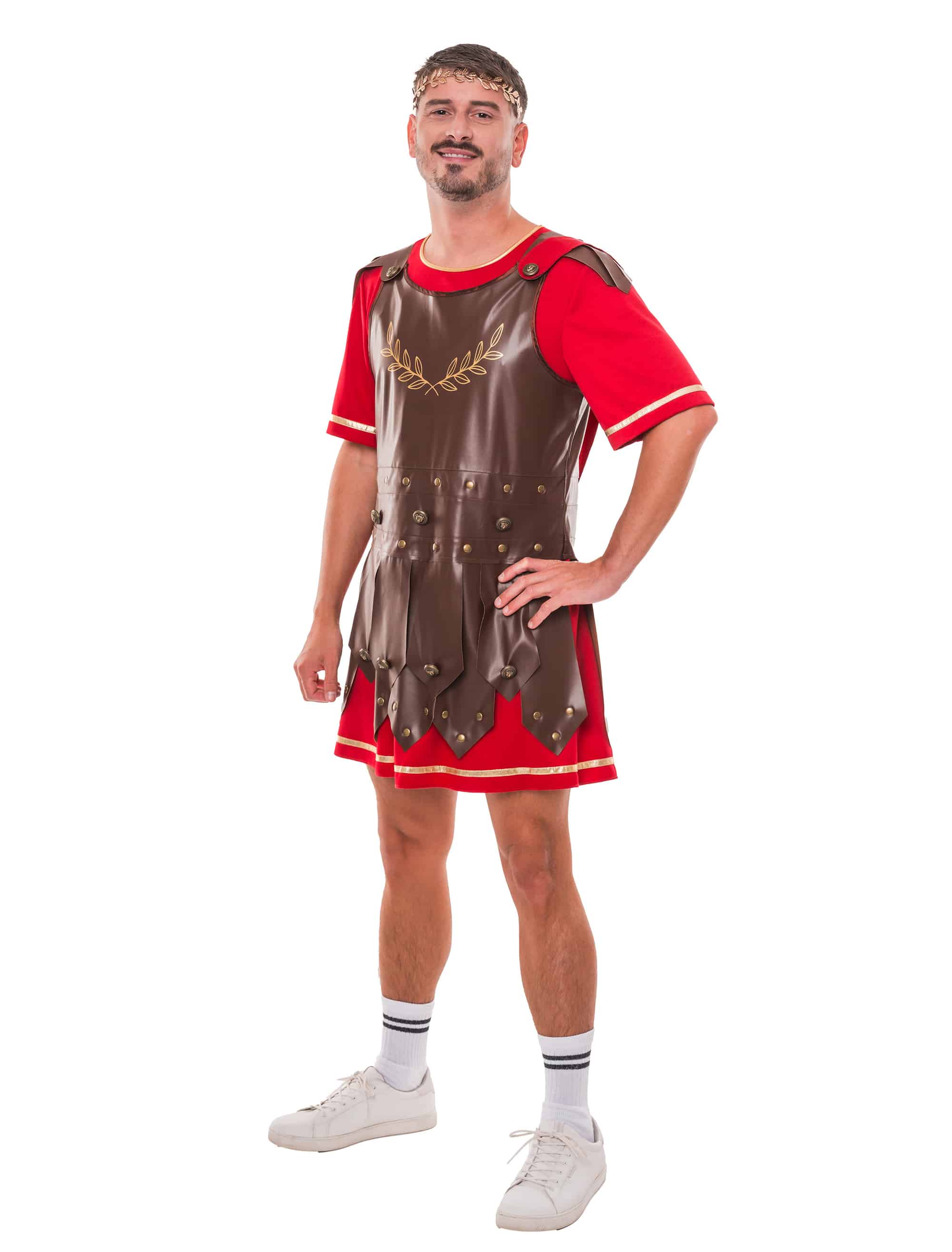 Gladiator 3-tlg. Herren braun/rot S/M