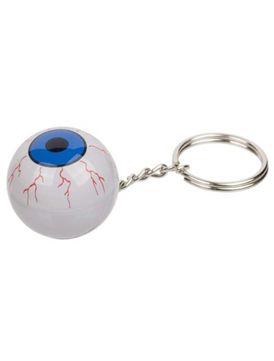 Schlüsselanhänger Auge blau/weiß
