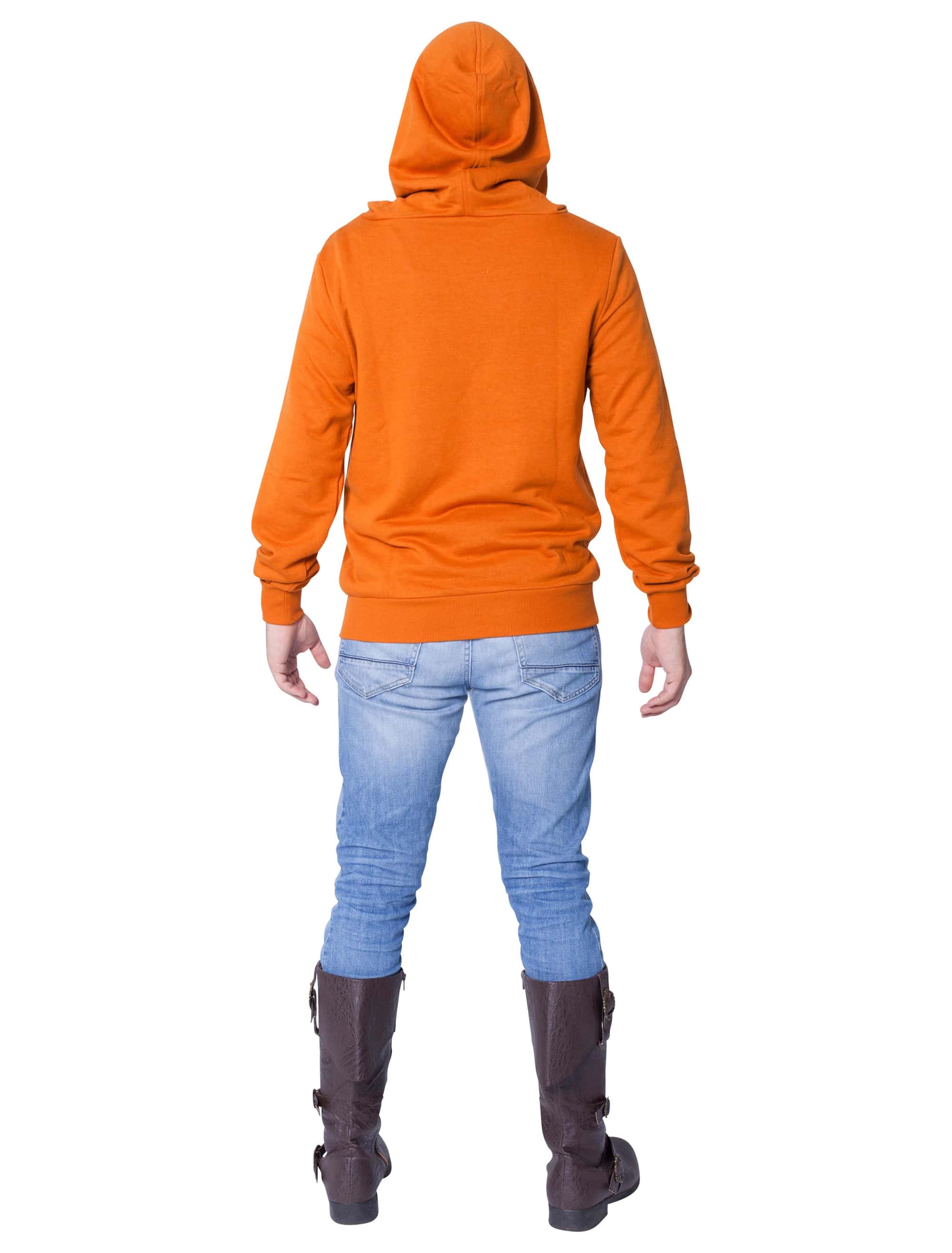 Pullover mit Kapuze braun S/M