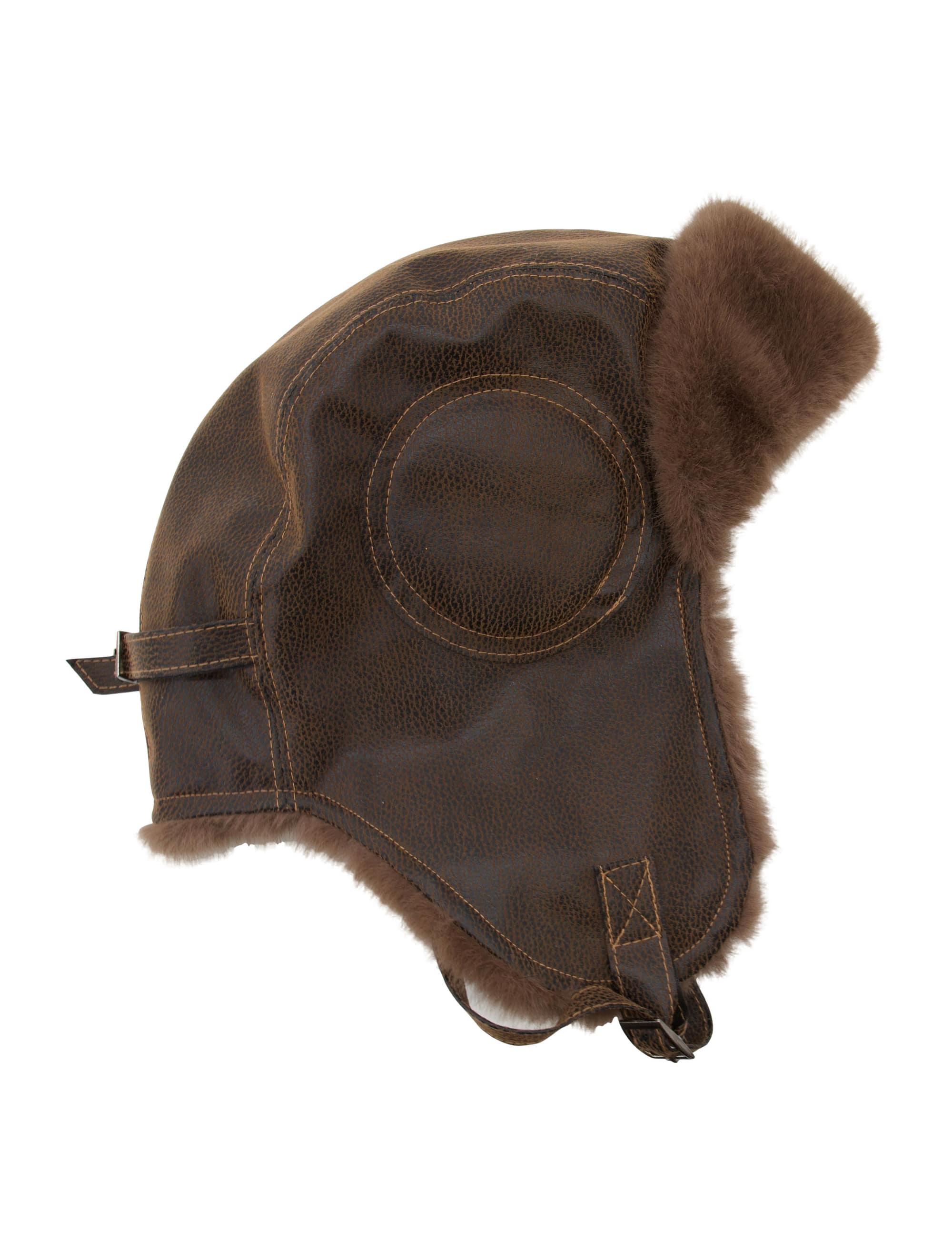 Mütze Pilot braun one size