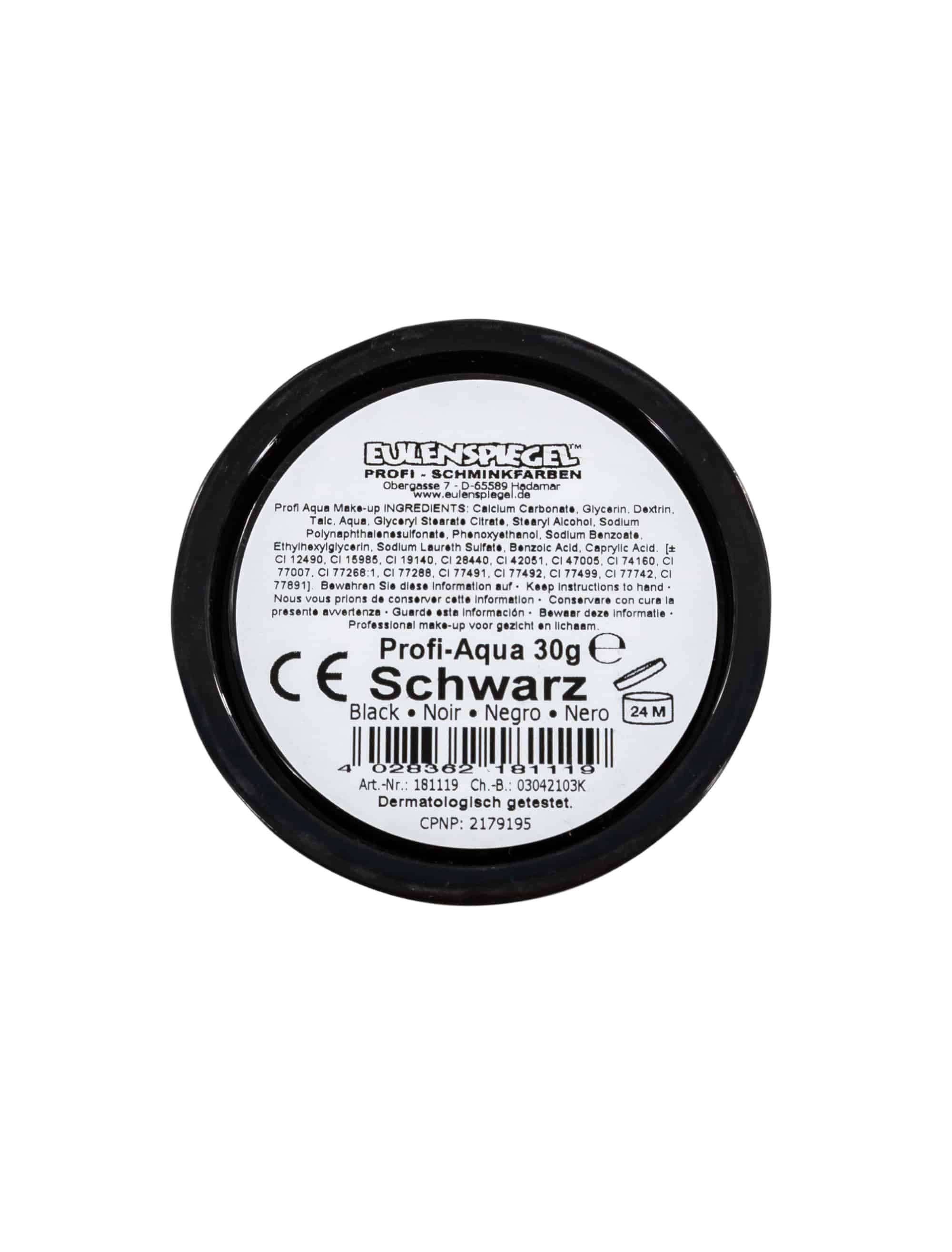 Water Make-Up 20ml schwarz
