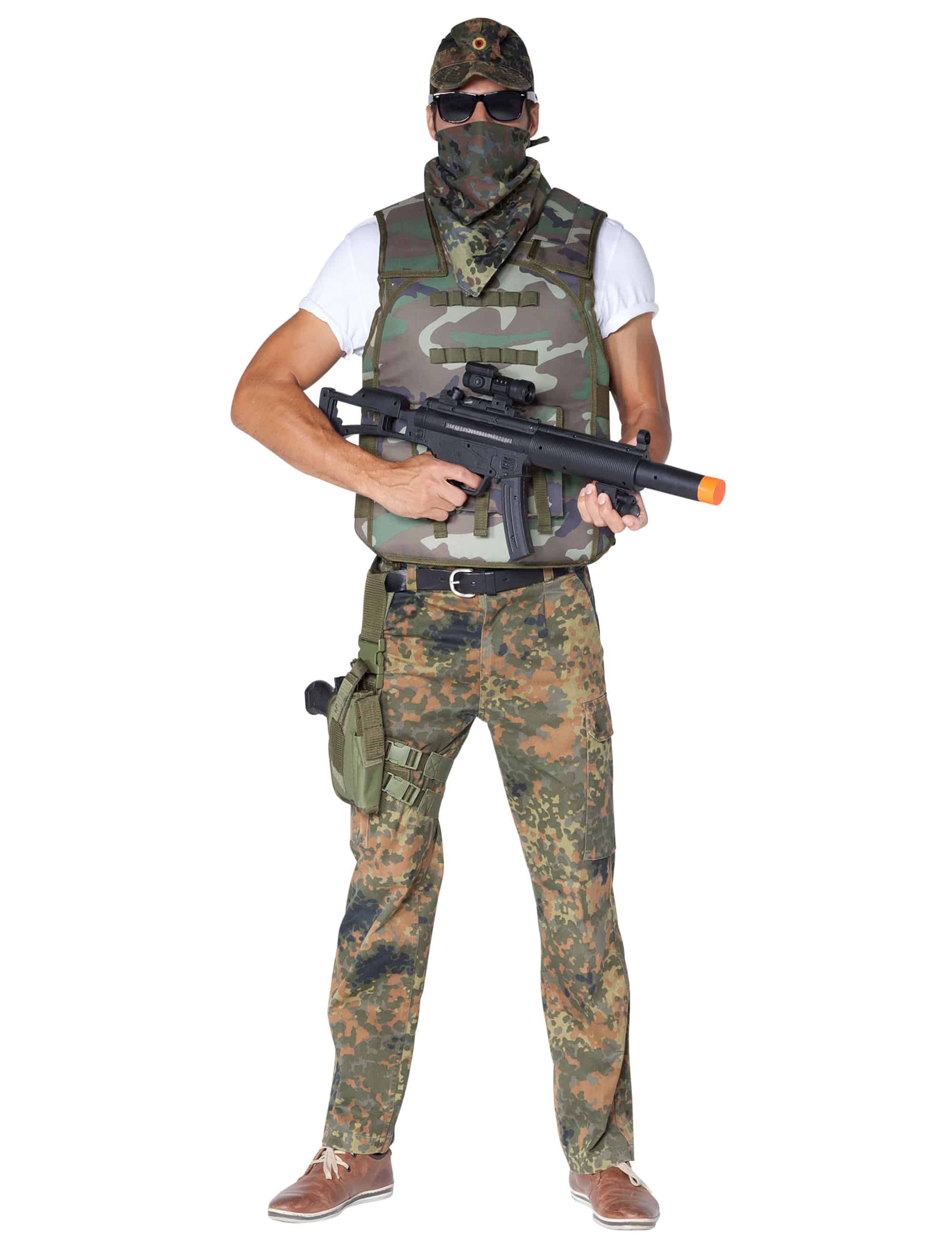 Weste Camouflage Herren