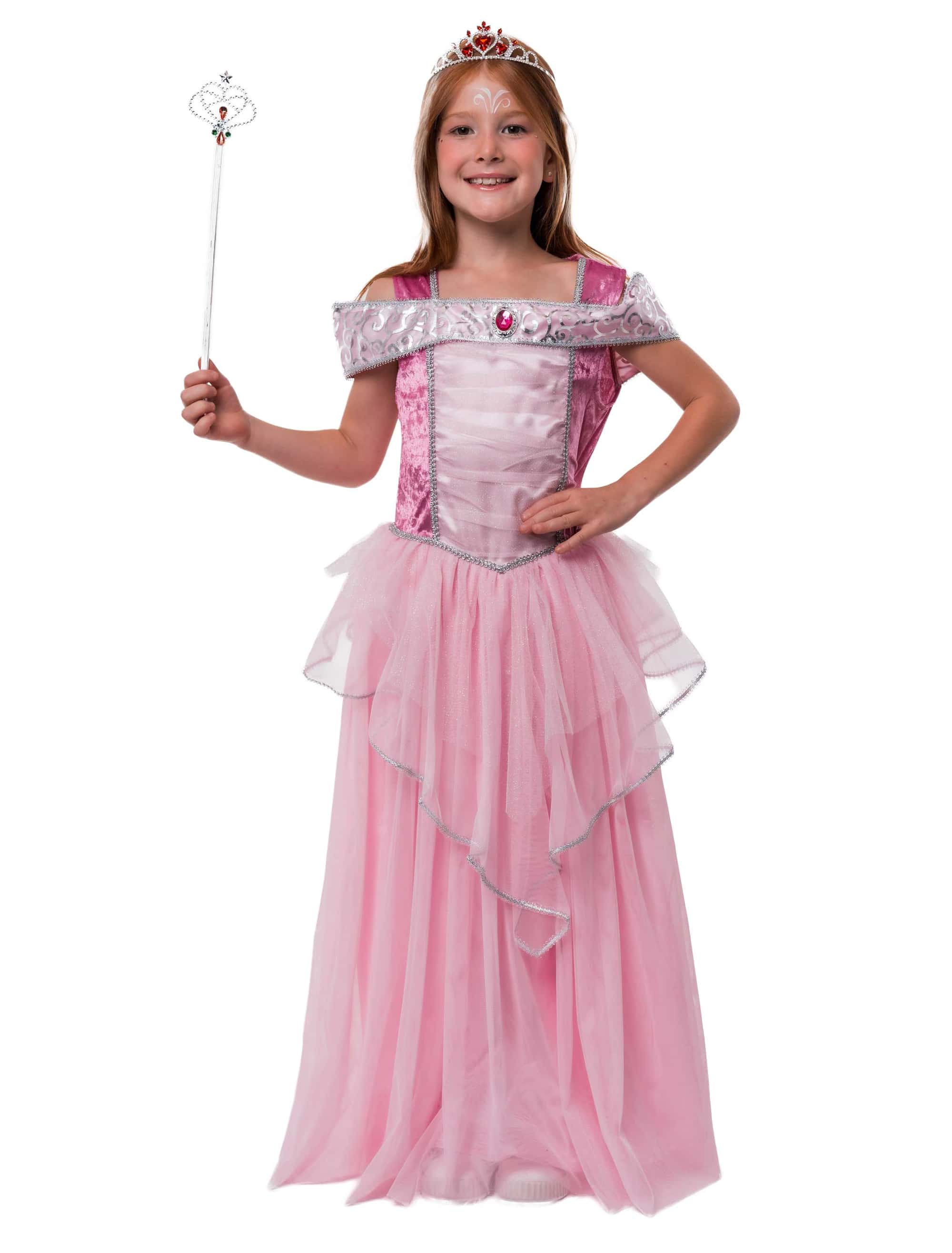 Kleid Prinzessin Kinder rosa 152/164