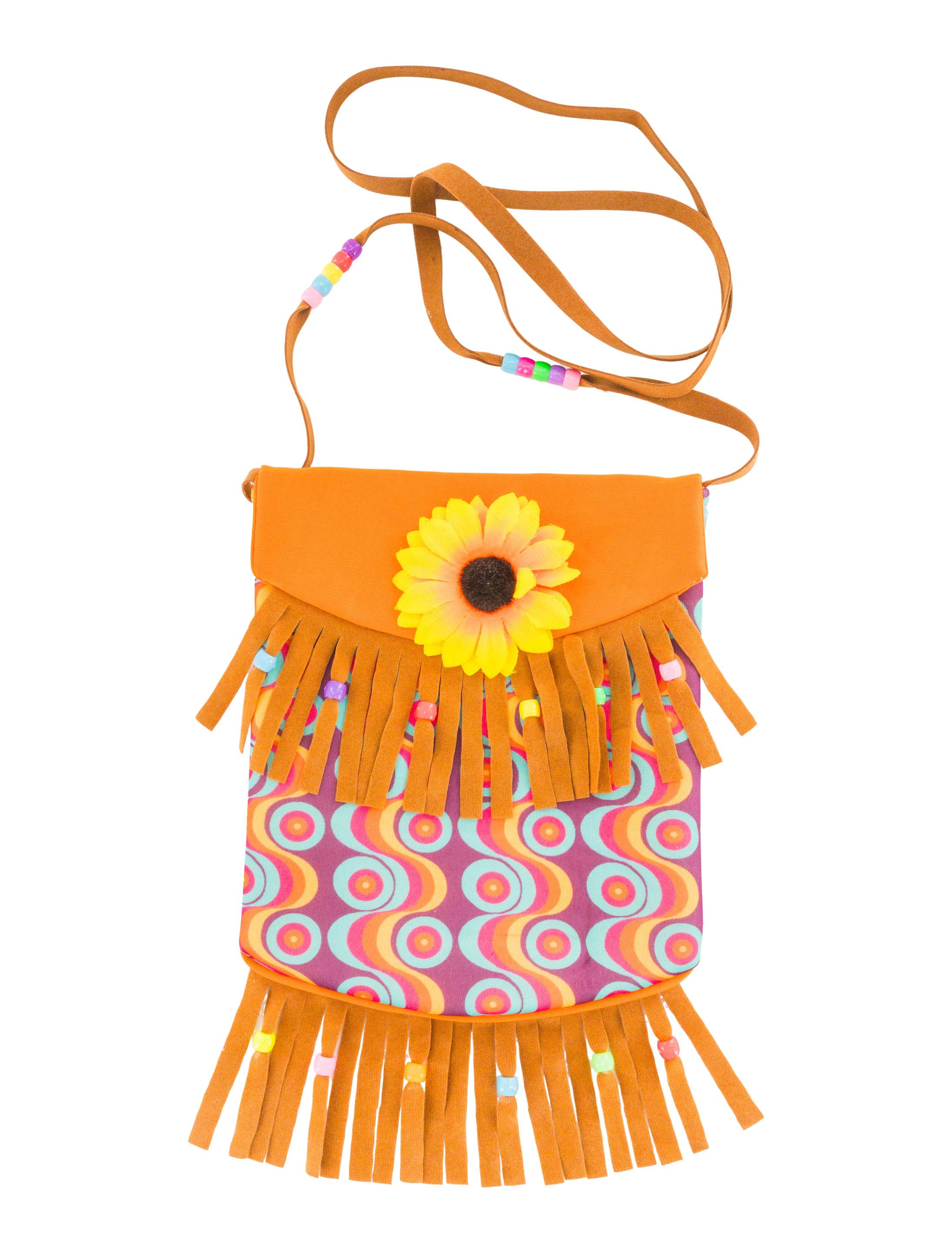 Tasche Hippie mit Sonnenblume bunt