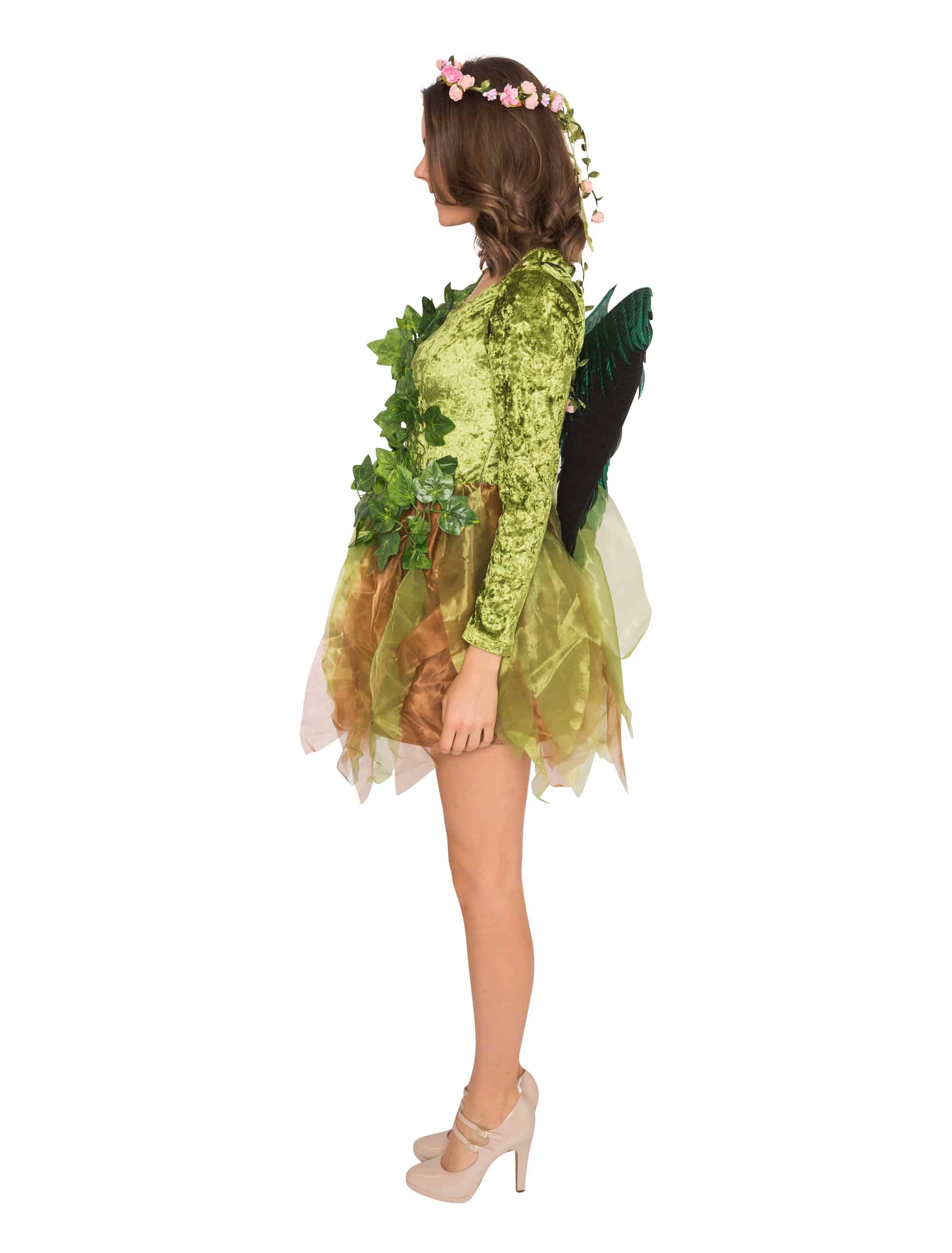Kleid Waldfee Damen grün S