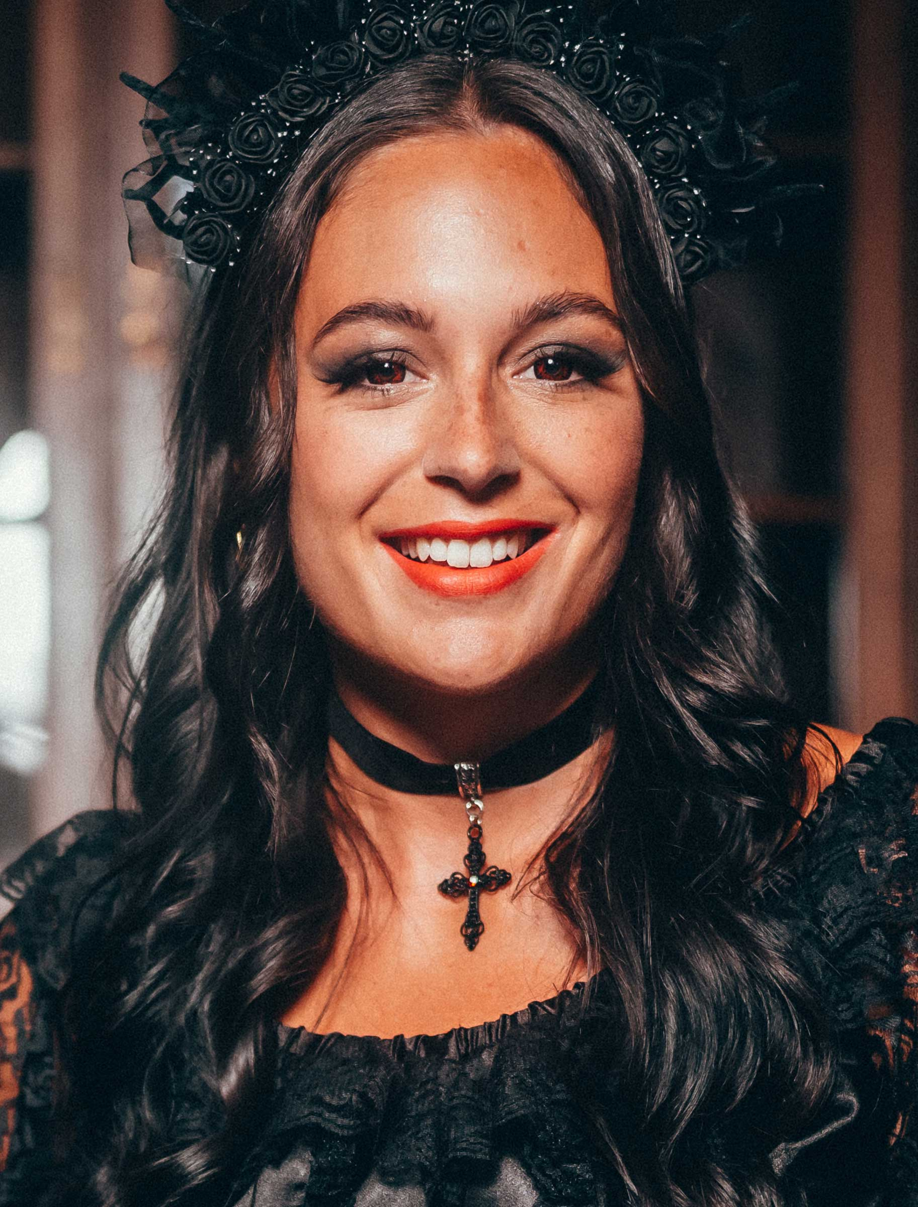 Choker Kreuz schwarz