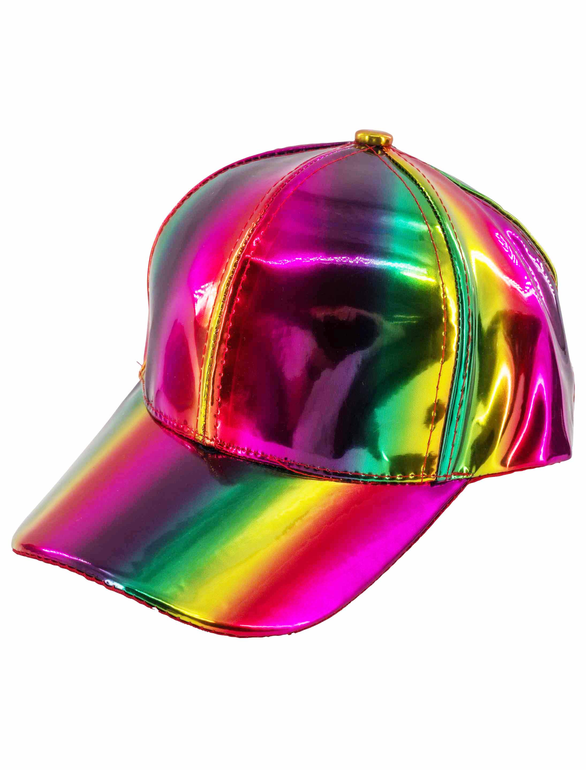 Baseballcap metallic rainbow one size