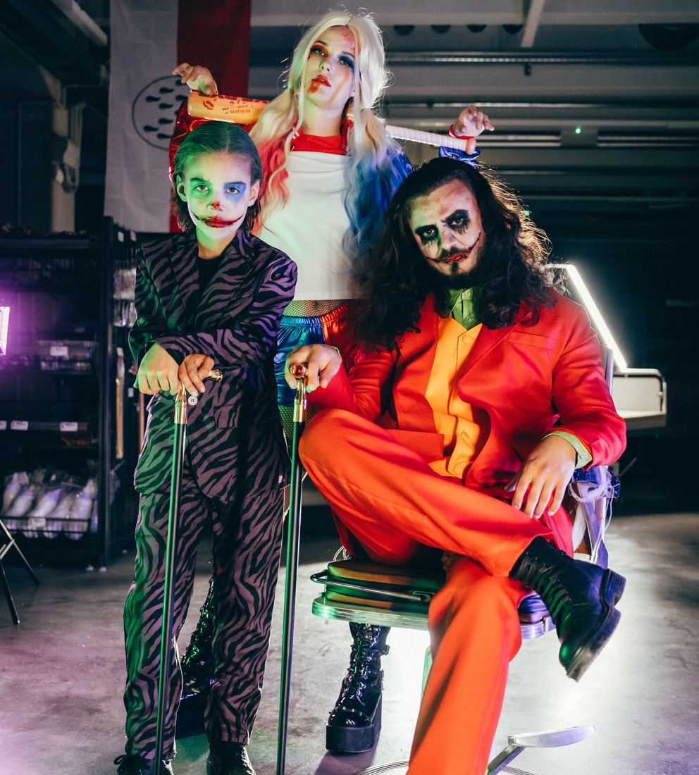 Halloween Familienkostüm Schurken Bande bei Deiters kaufen