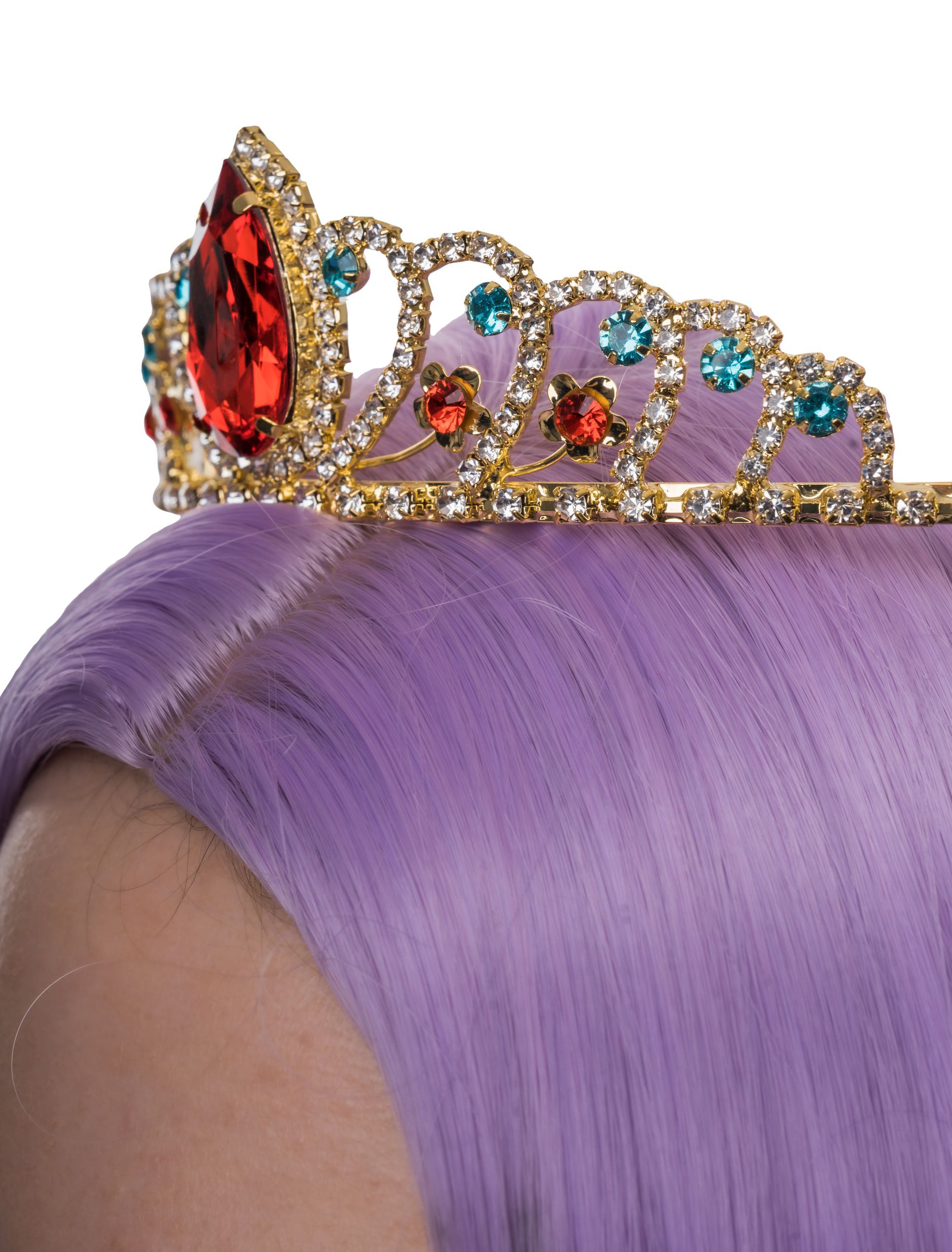 Diadem Valentina mit Kristall Damen bunt