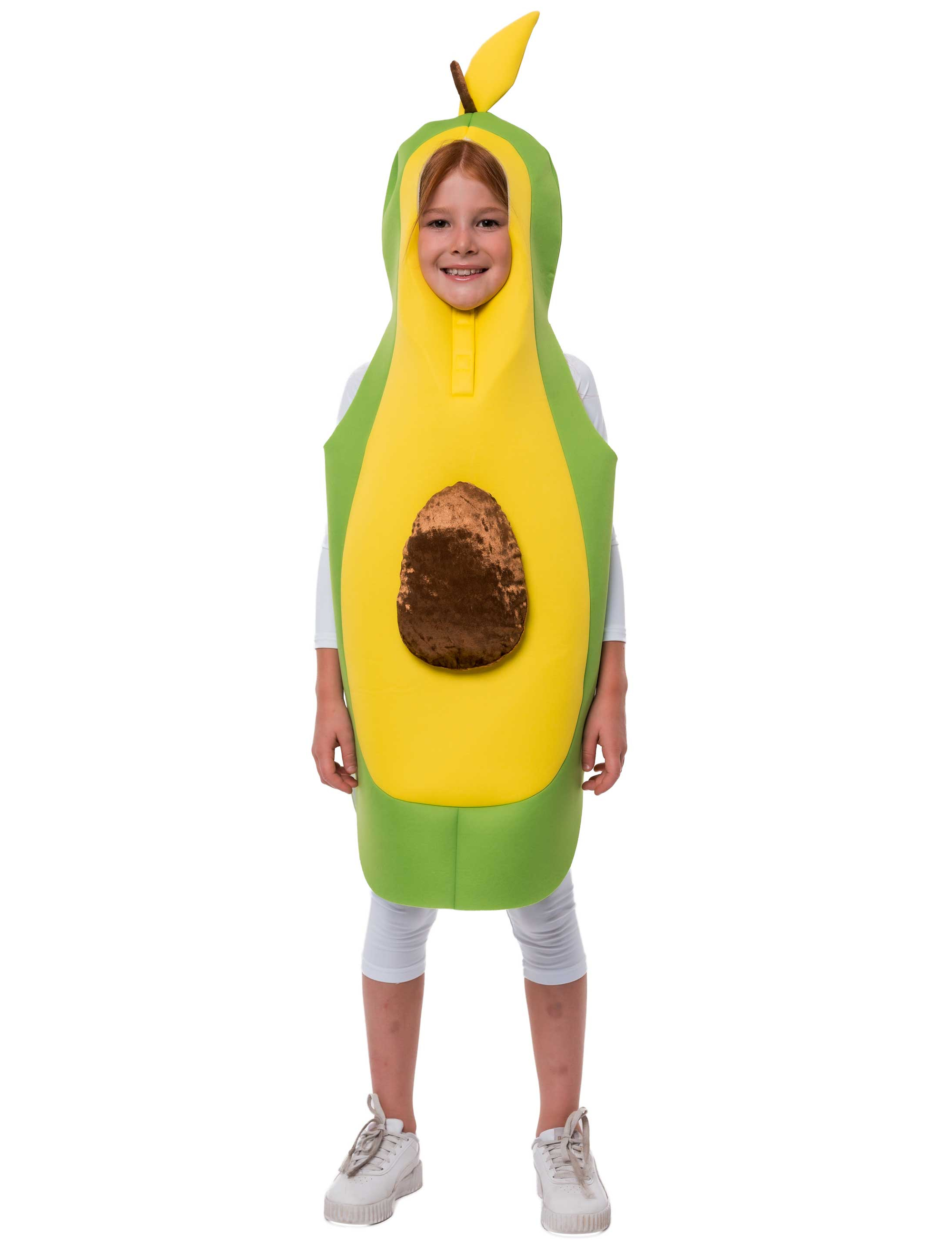 Kostüm Avocado Kinder gelb/grün one size