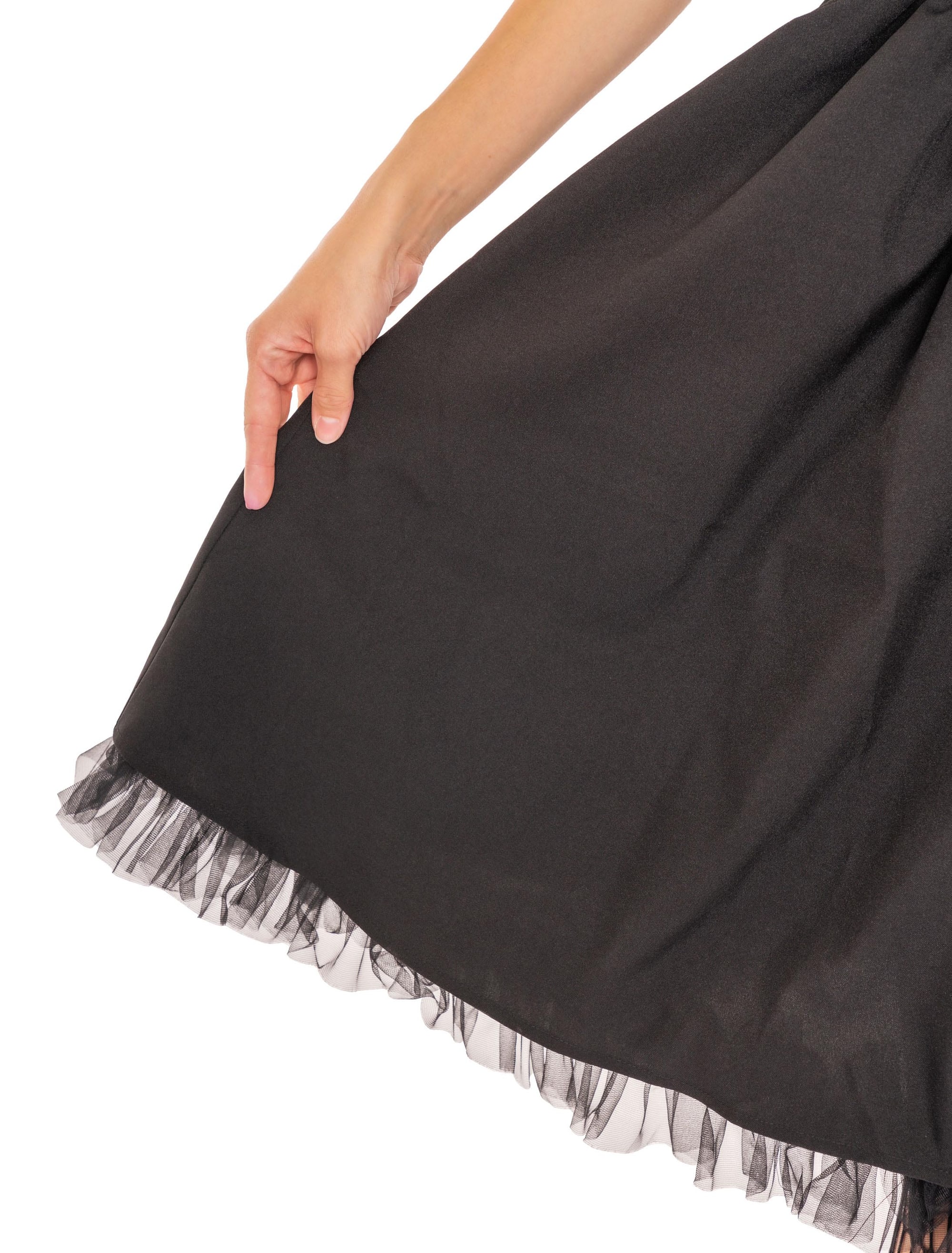 Kleid Hexe deluxe Damen schwarz L