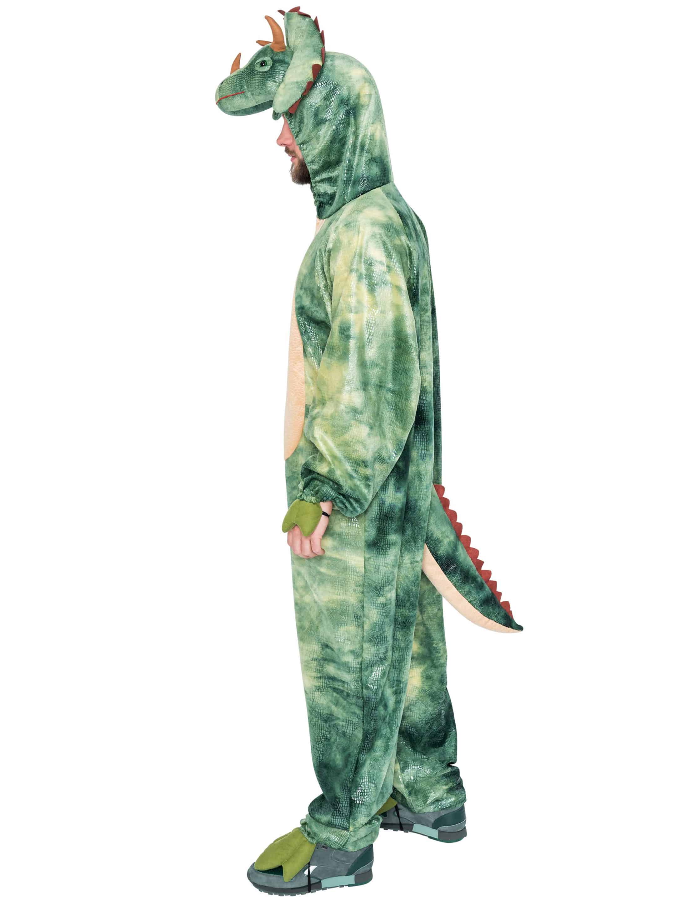 Overall Plüsch Triceratops Herren grün 50/52 Overall Plüsch Triceratops Herren grün 50/52
