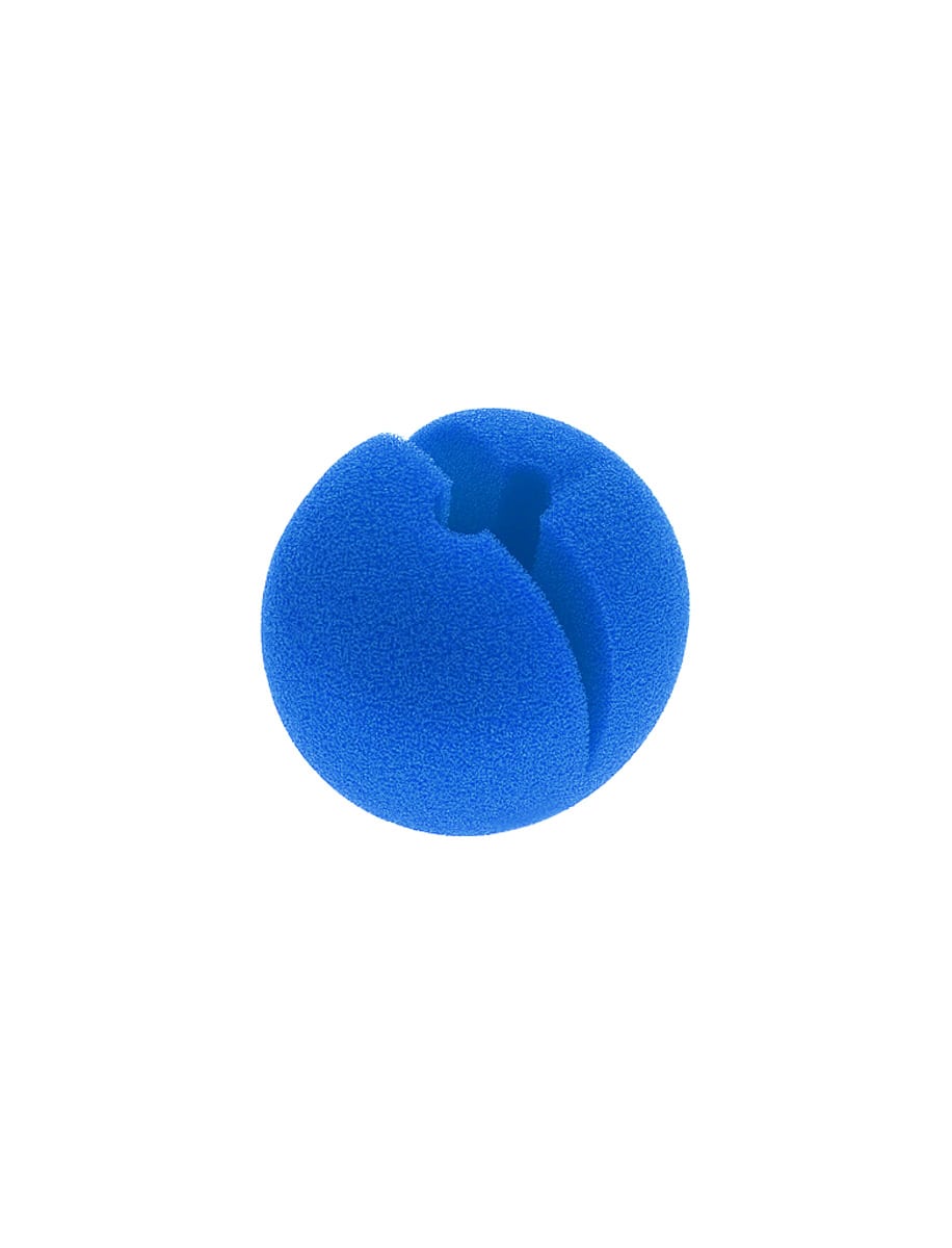 Clownsnase Schaumstoff blau