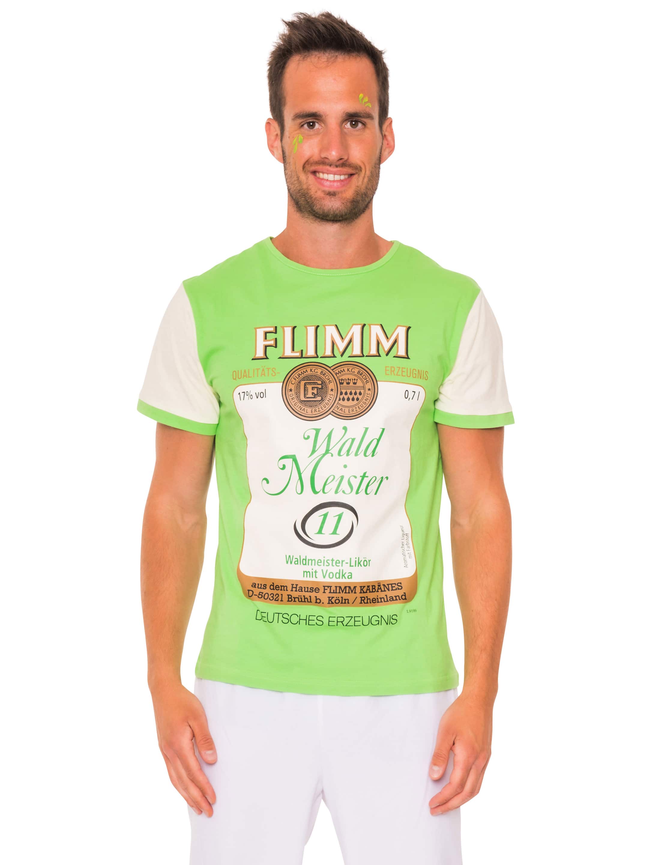 T-Shirt FLIMM Herren Herren grün L