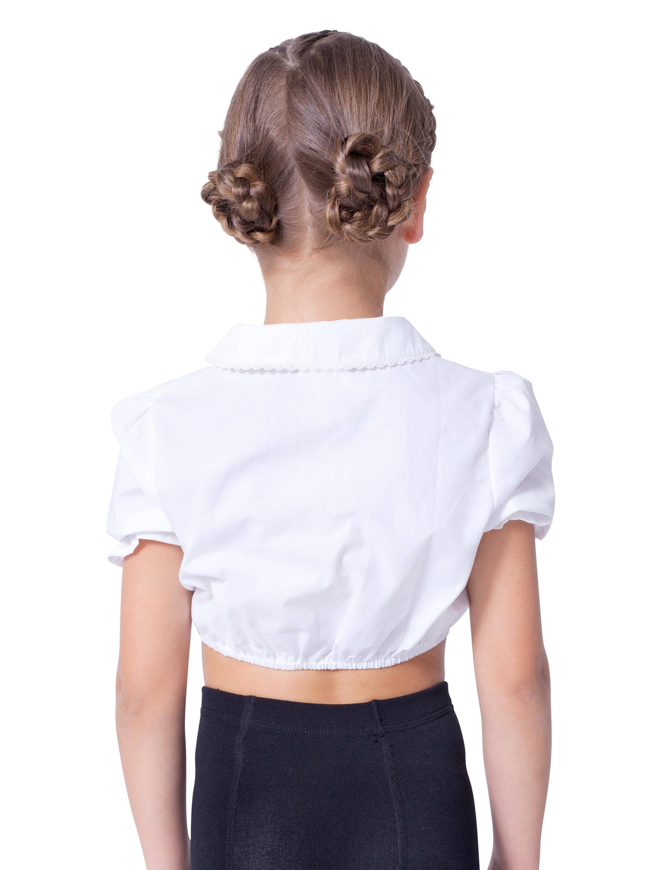 Dirndlbluse Lotti Kinder weiß 128