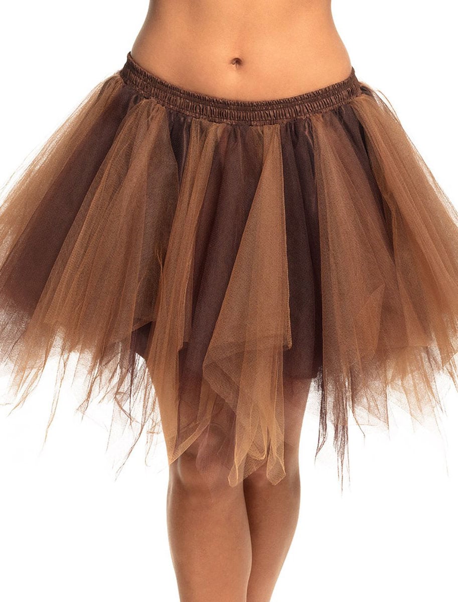 Petticoat dreilagig braun/taupe one size