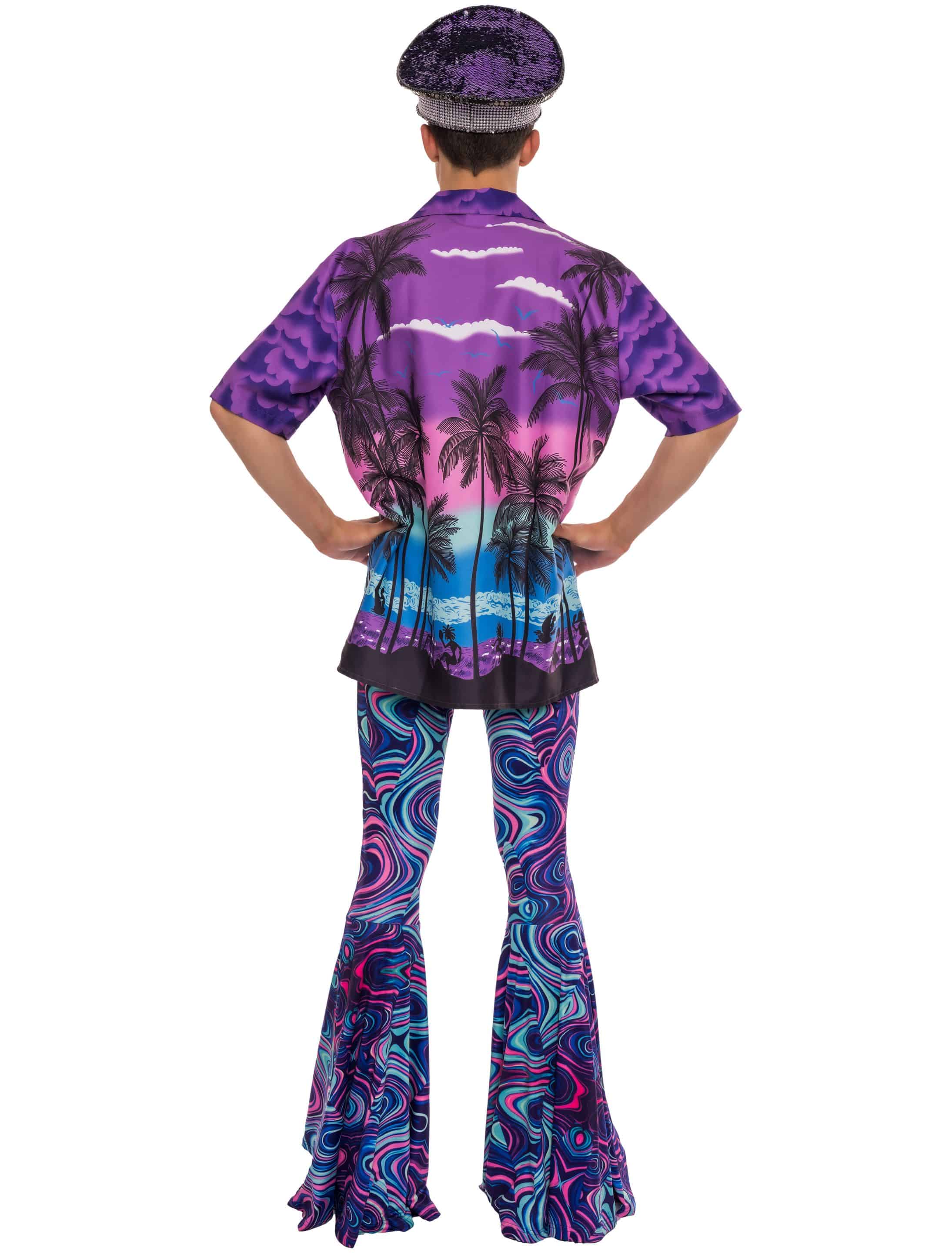 Hose Psychedelic Damen blau/lila 2XL/3XL