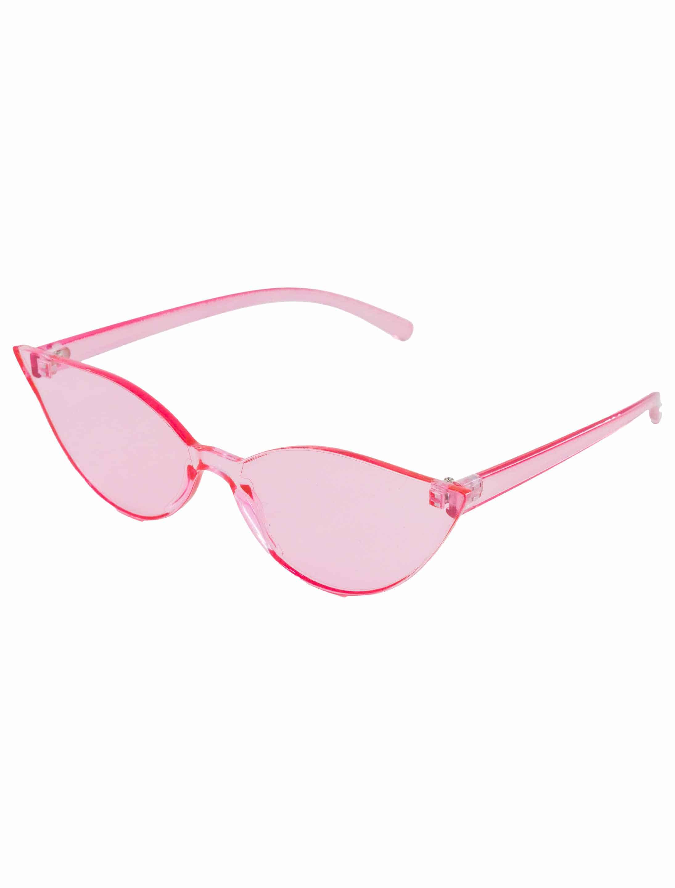 Brille Cat Eye transparent pink