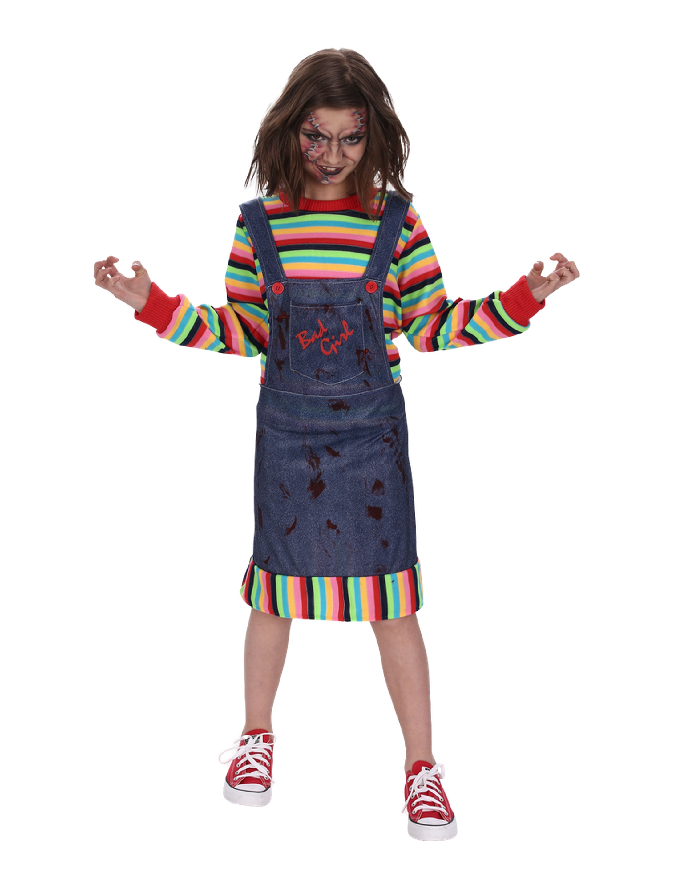 Kleid Killerchuck 2-tlg. Kinder bunt 128