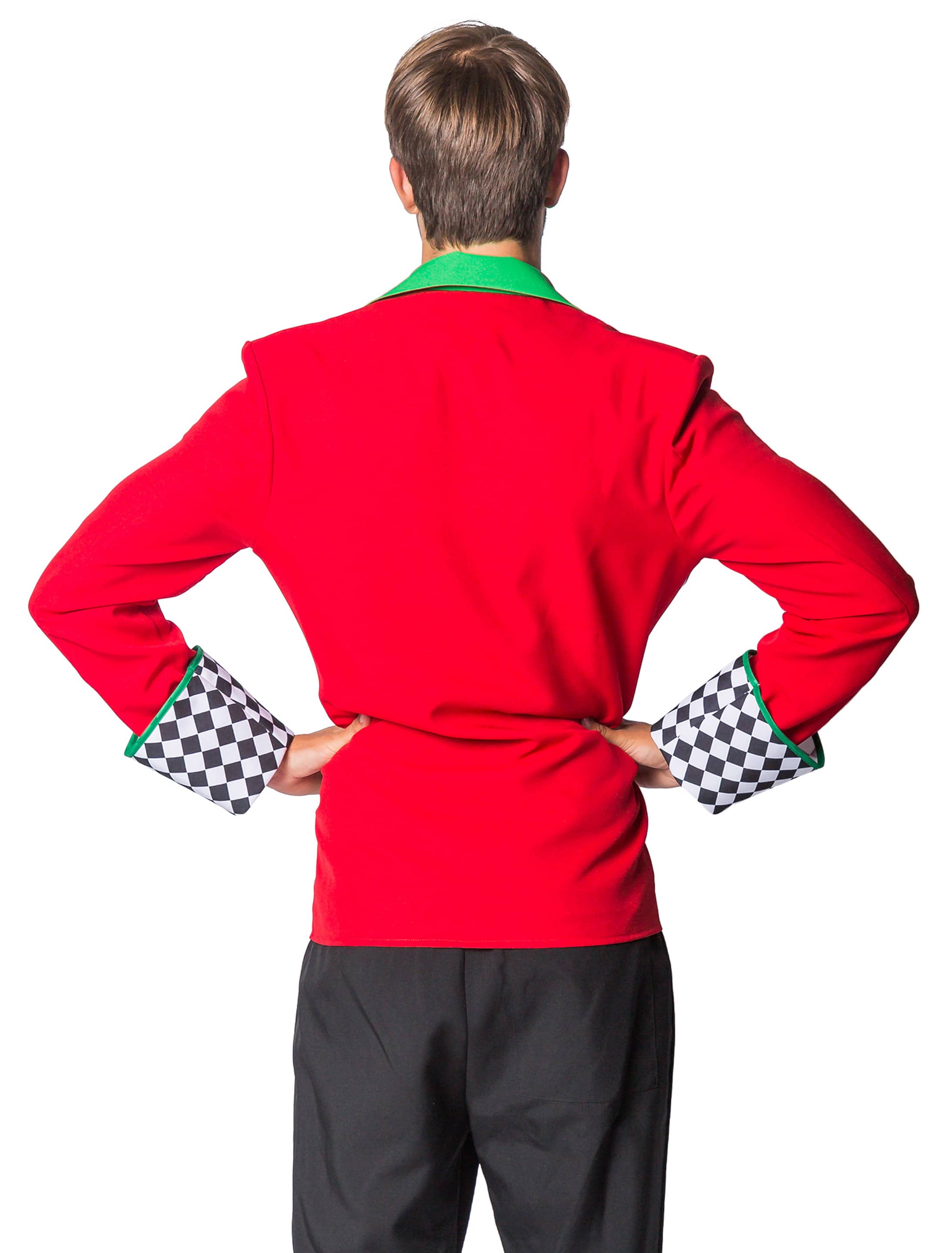 Jacke Kartenspieler Herren bunt S Jacke Kartenspieler Herren bunt S
