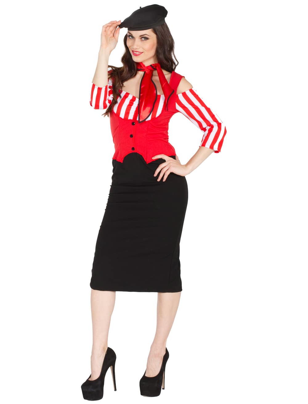 Kleid Paris mit Halstuch 44 Kleid Paris mit Halstuch 44