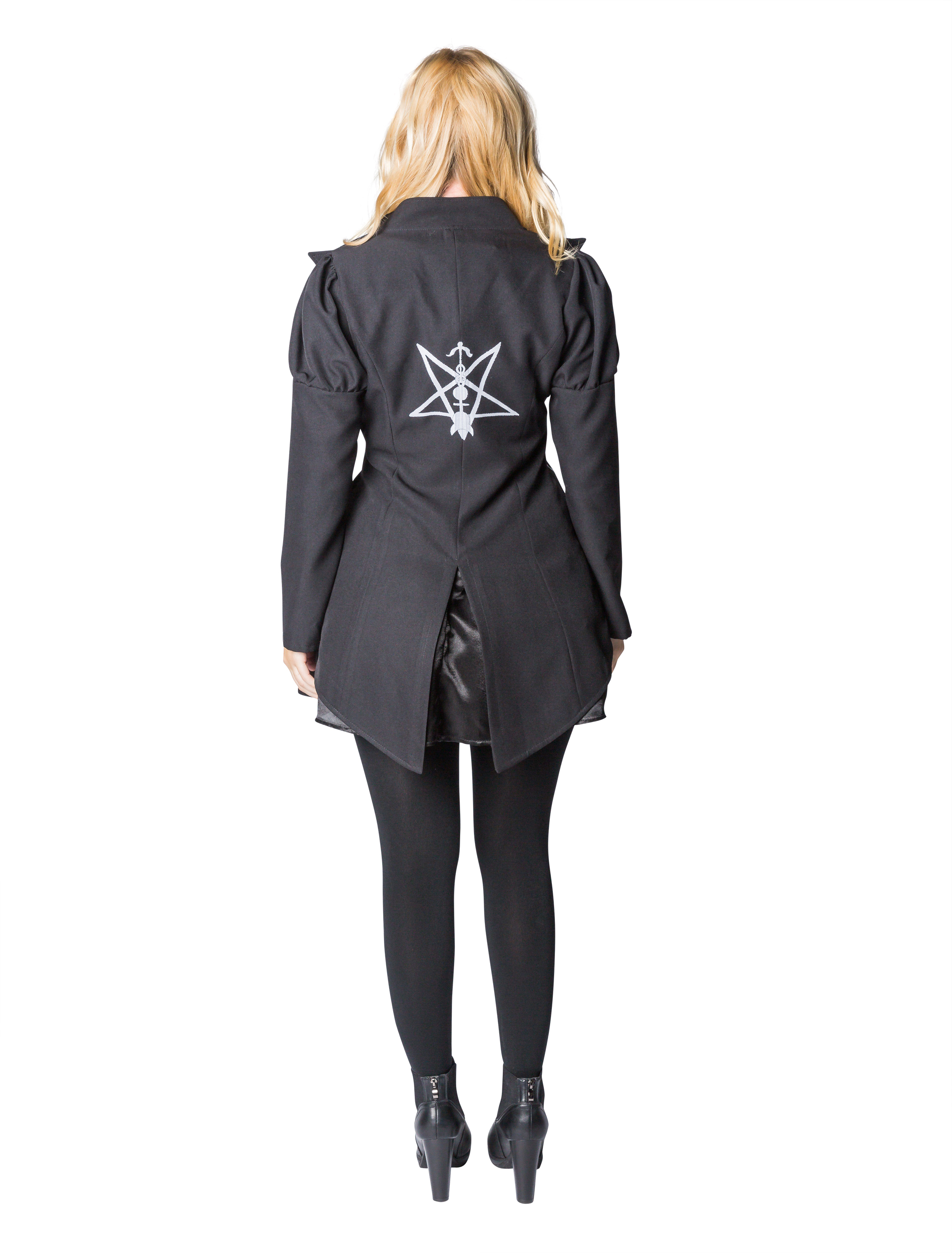 Voodoo Priesterin Damen 2-tlg. schwarz 2XL