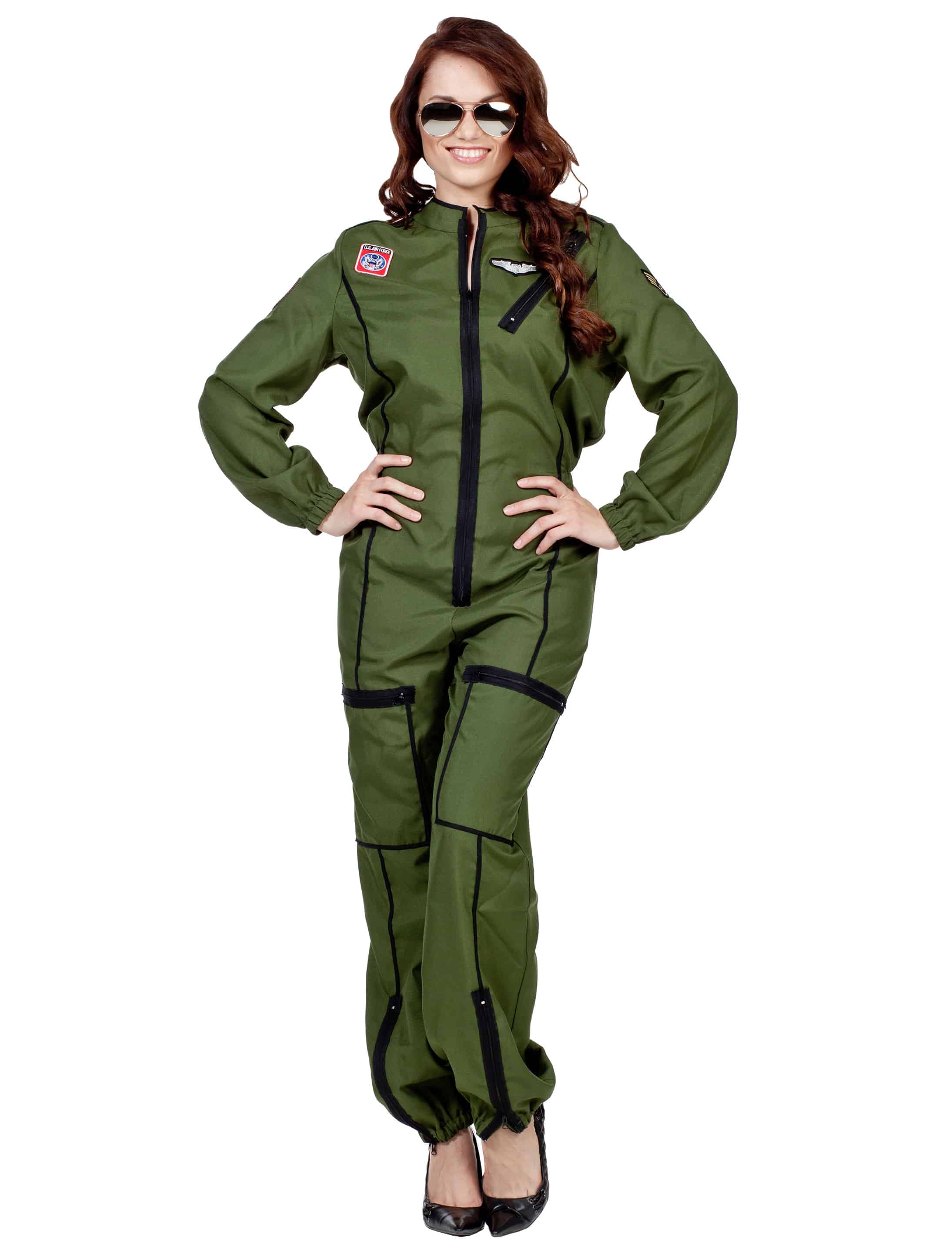 Overall Jetpilotin oliv 44
