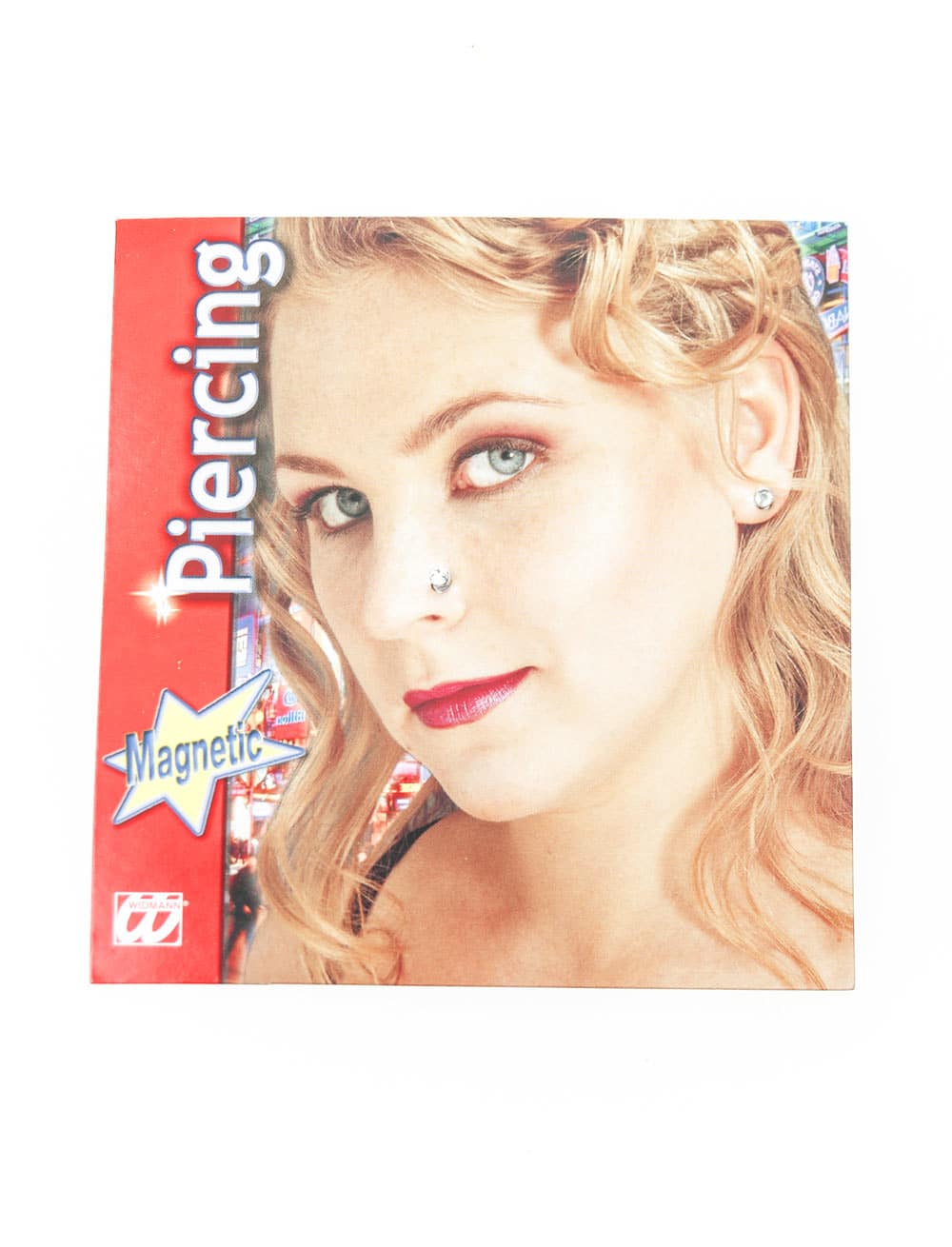 Magnet Piercing mit Brillant 2er Set