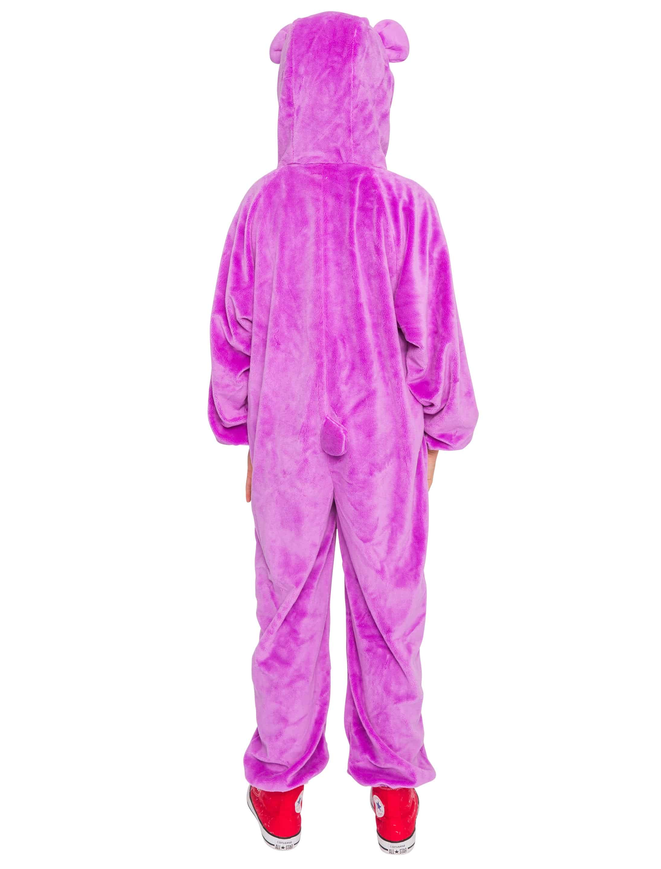 Overall Plüsch Bärchen Kinder lila 86-92 Overall Plüsch Bärchen Kinder lila 86-92