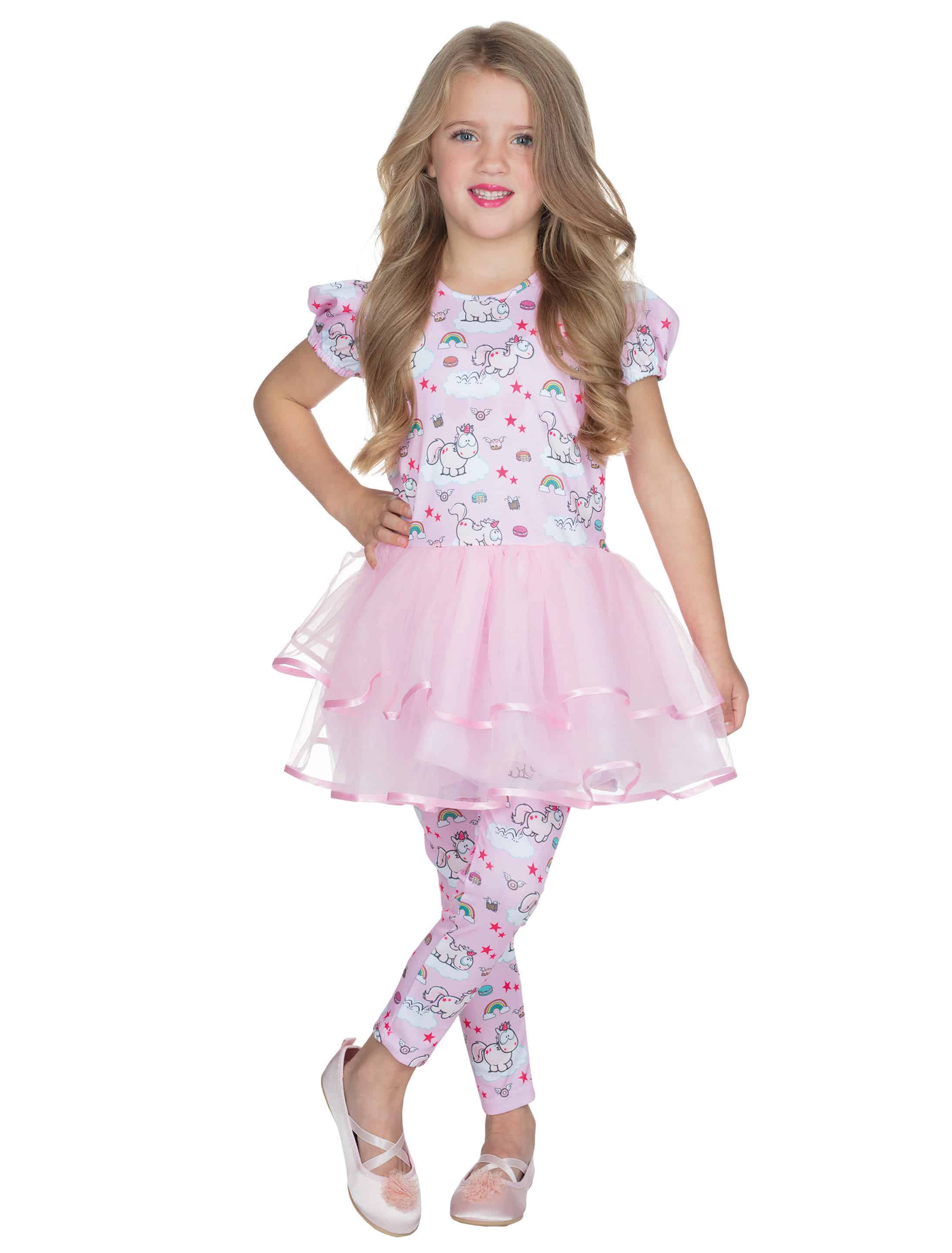 Kleid Einhorn Theodor Ballerina Kinder rosa 104