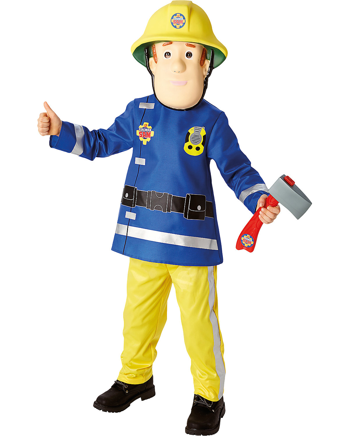 Feuerwehrmann Sam deluxe Kinder blau/gelb S