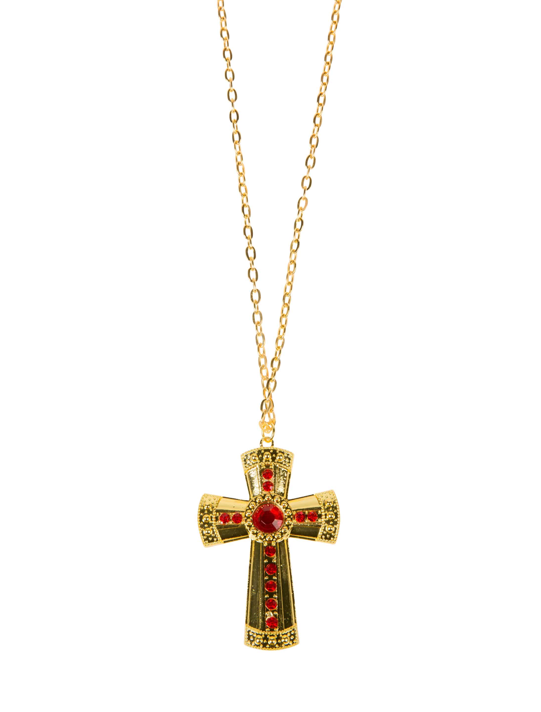 Halskette mit Kreuz gold