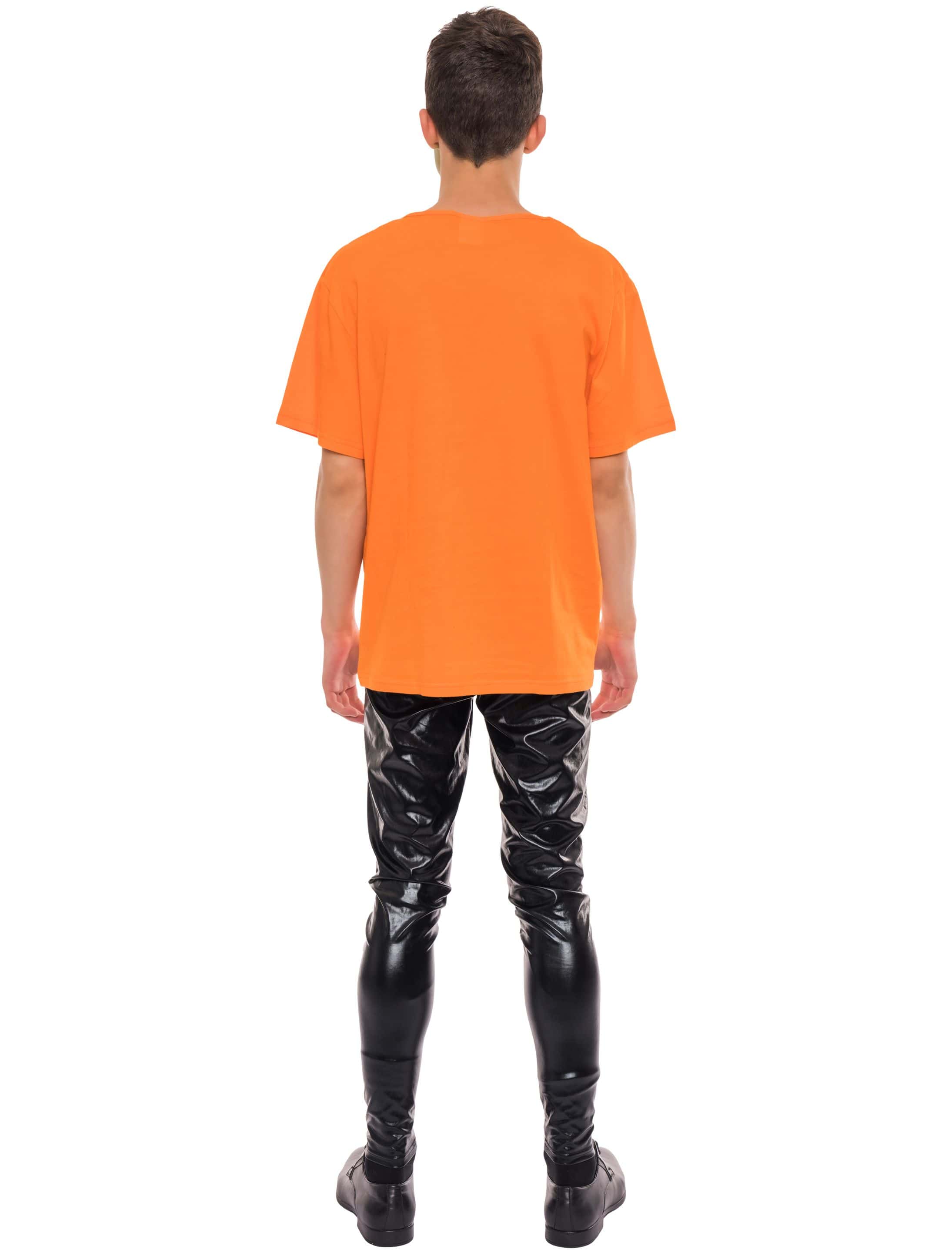 T-Shirt Halloween Kürbis orange S/M