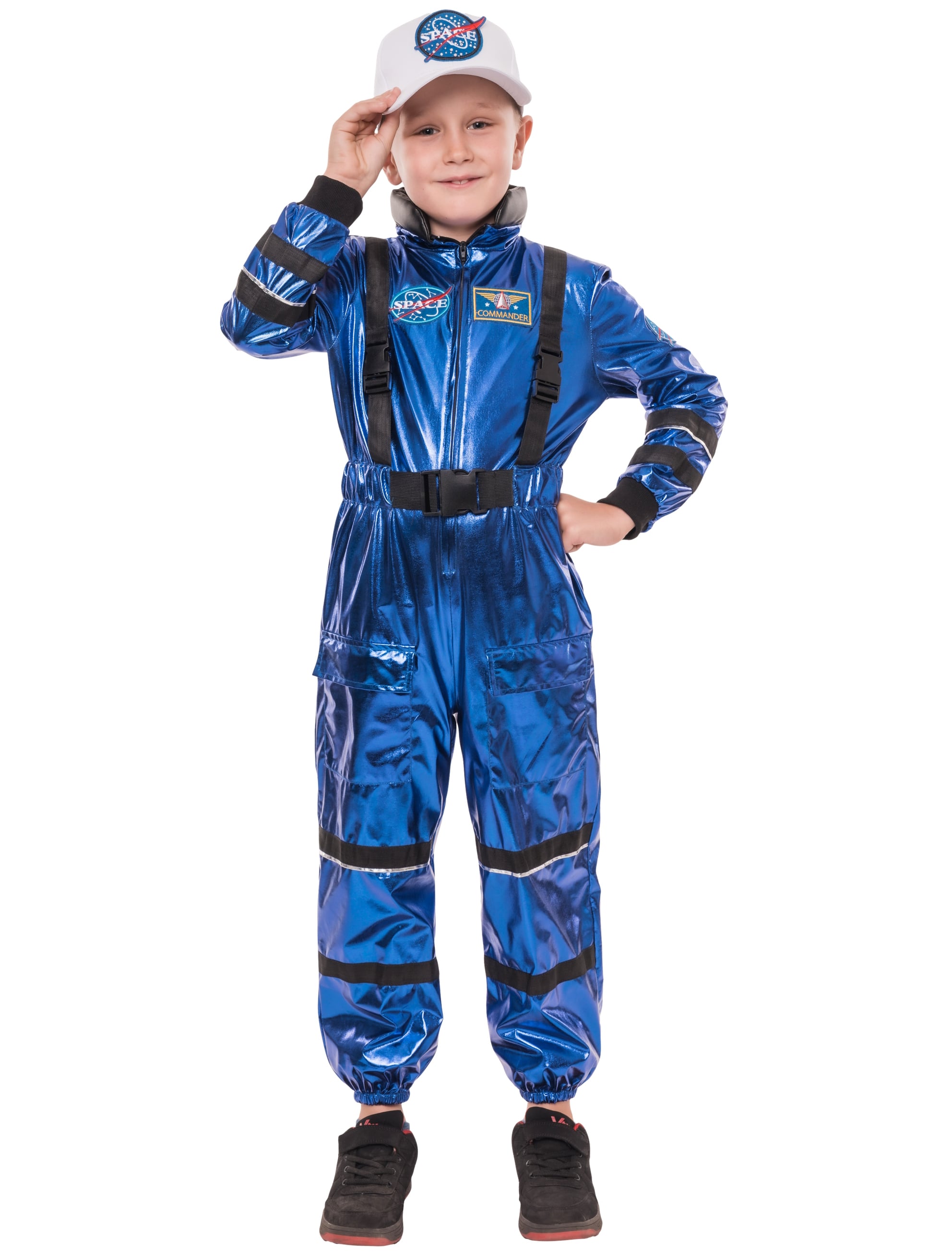 Overall Astronaut Kinder blau 4-6 Jahre