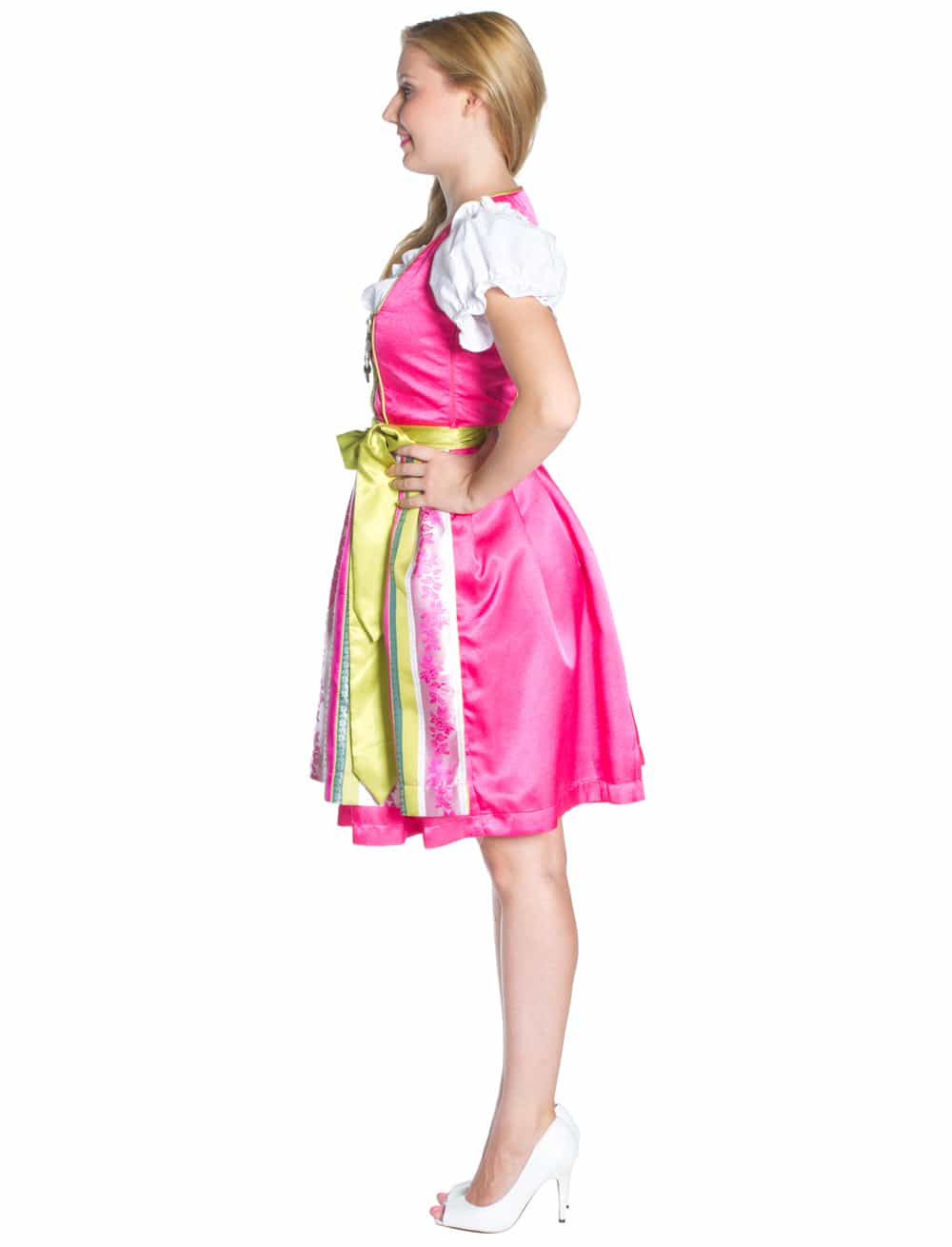 Dirndl Hannah Damen pink/grün 40