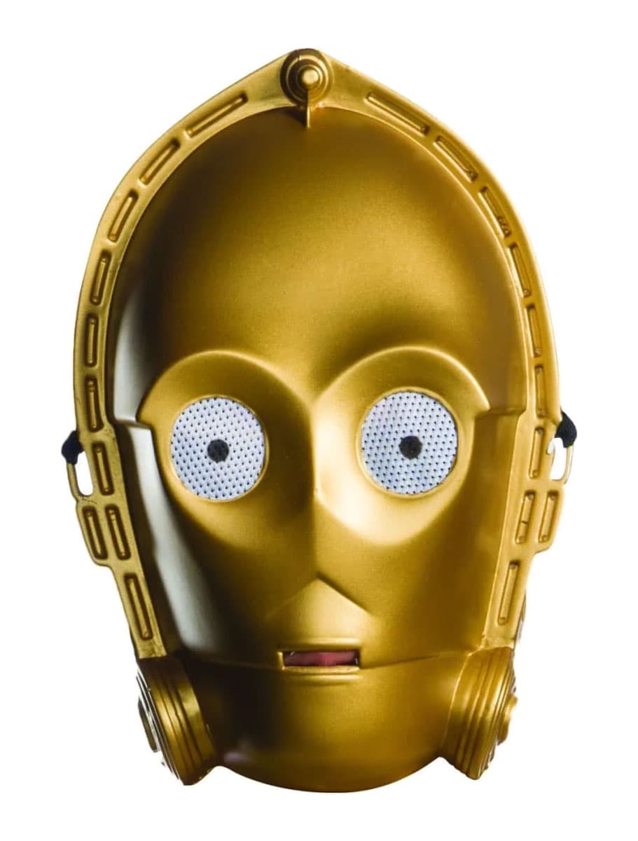 Maske C-3PO Box gold one size