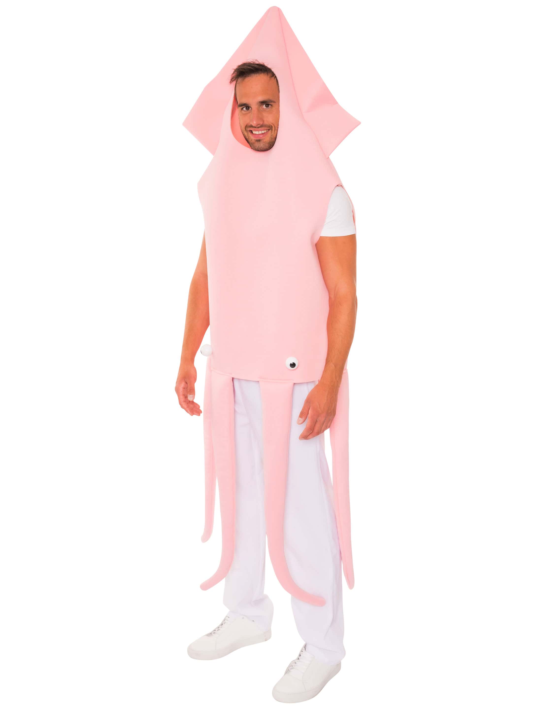 Kostüm Tintenfisch rosa one size